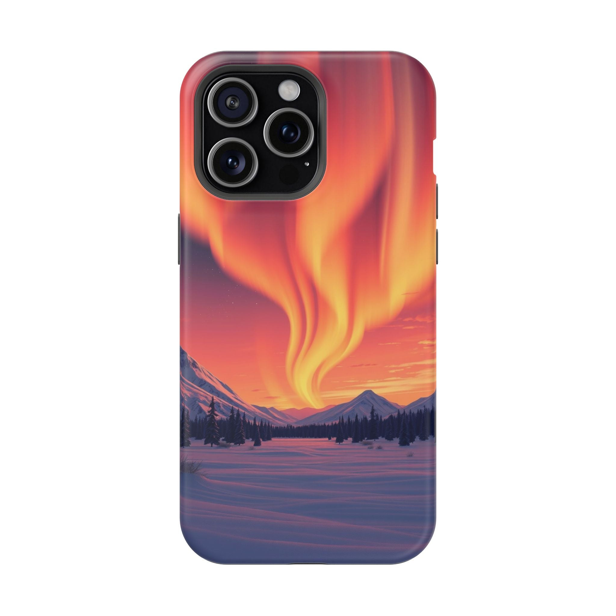 iPhone Sunset Amber And Peach Northern Lights Slim iPhone Everyday · iPhone Case