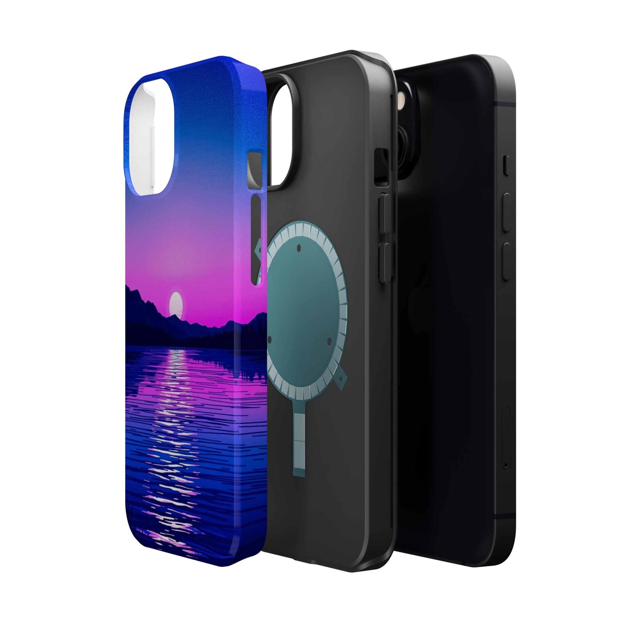 iPhone Indigo And Violet Lake at Twilight Slim iPhone Everyday Designer · iPhone