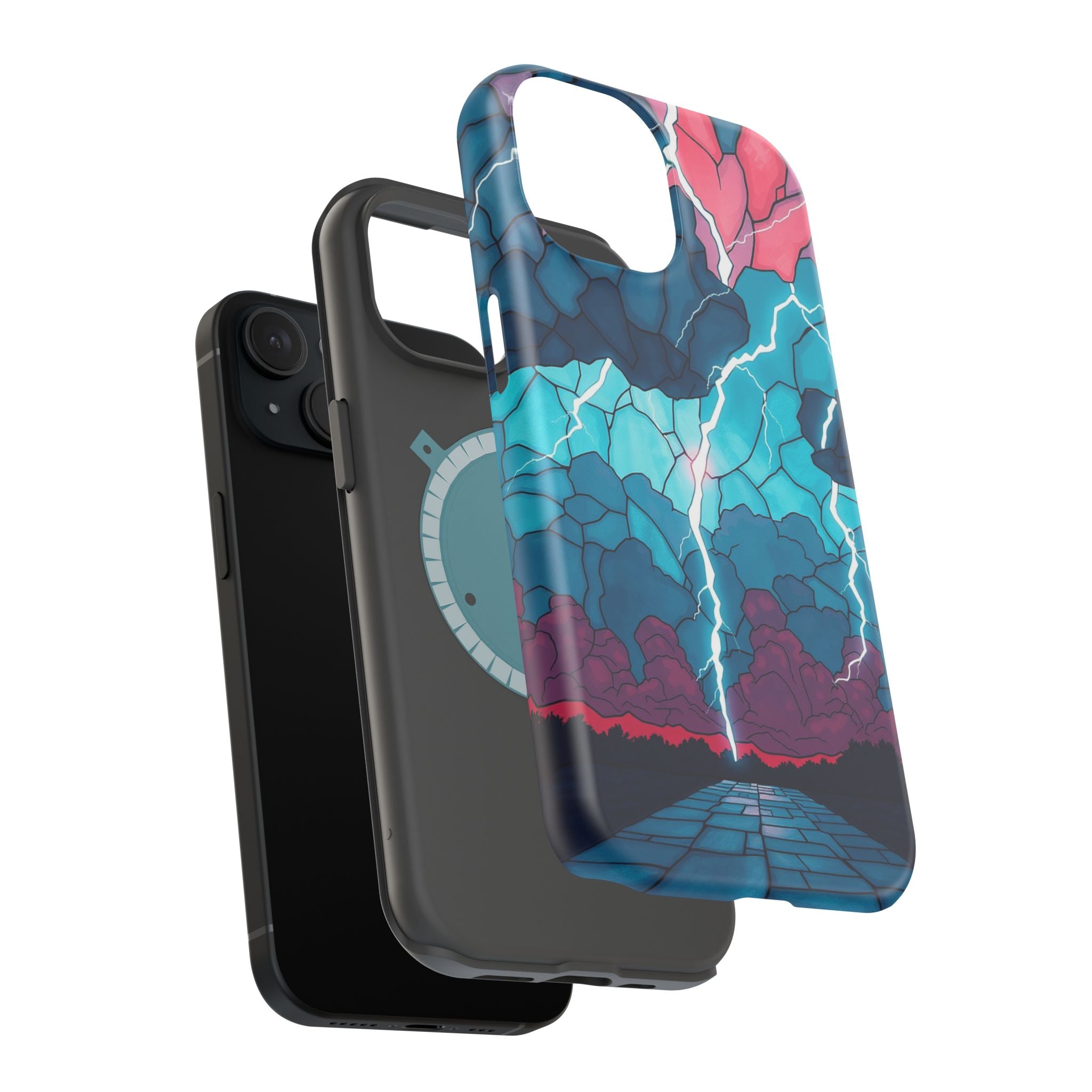 iPhone Earthy Thunderstorm Sky Design Slim Everyday Designer Case · iPhone Case