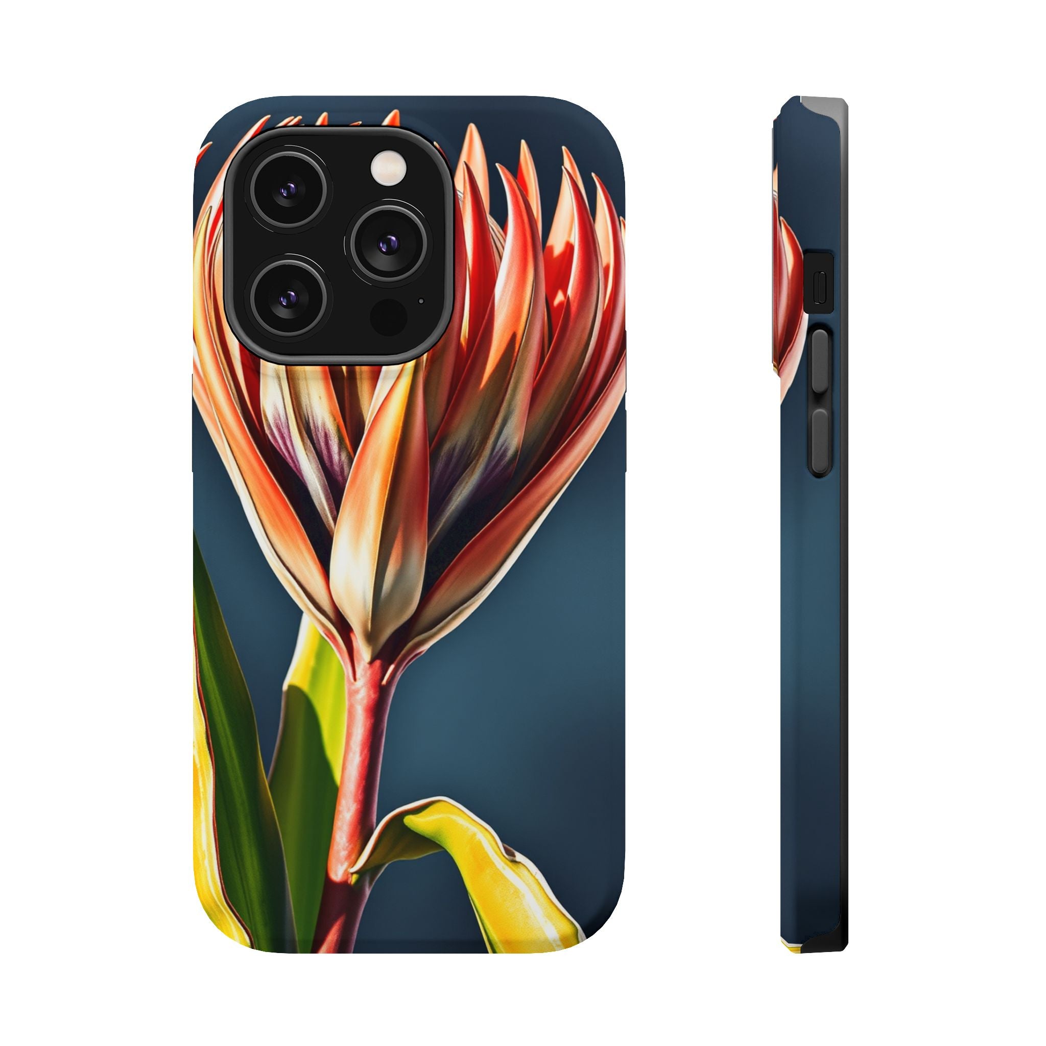 iPhone Protea Bold Vibrant Watercolor Slim Snap Case Ga · iPhone Case
