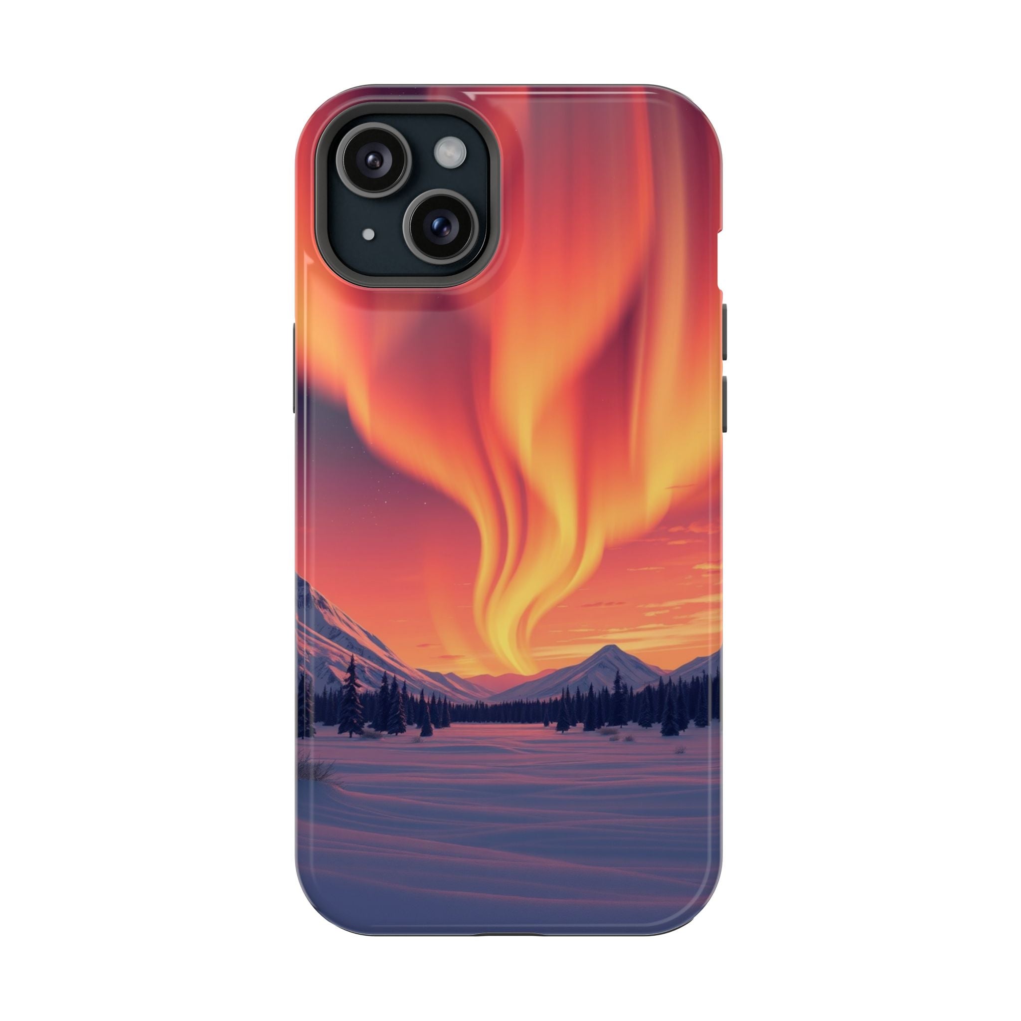 iPhone Sunset Amber And Peach Northern Lights Slim iPhone Everyday · iPhone Case