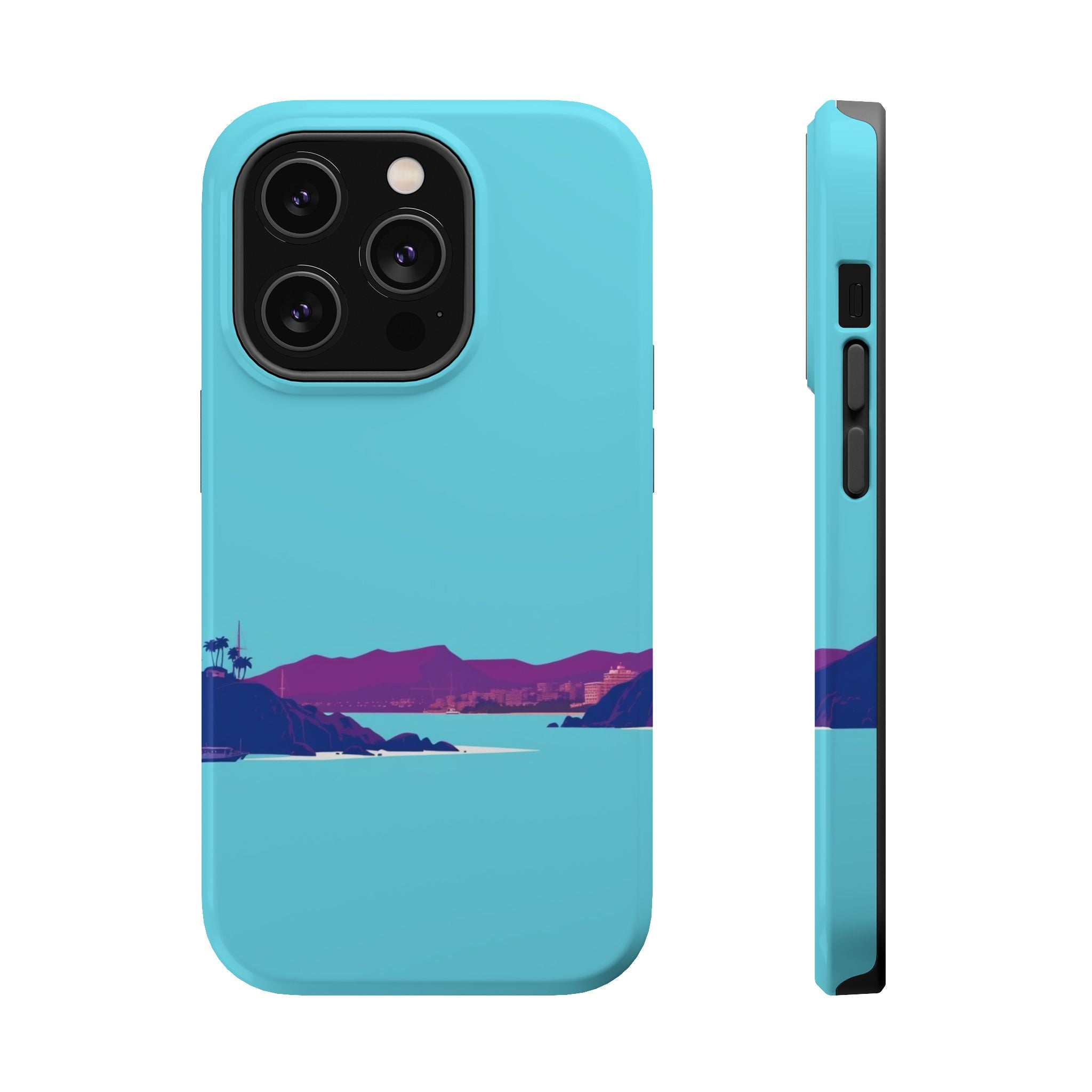 iPhone Hibiscus Coast Mystic Art Bold Modern Everyday Snap Case · iPhone Case
