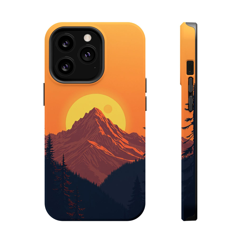iPhone Vibrant Mountain at Sunrise Design Slim iPhone 19 Everyday · iPhone Case