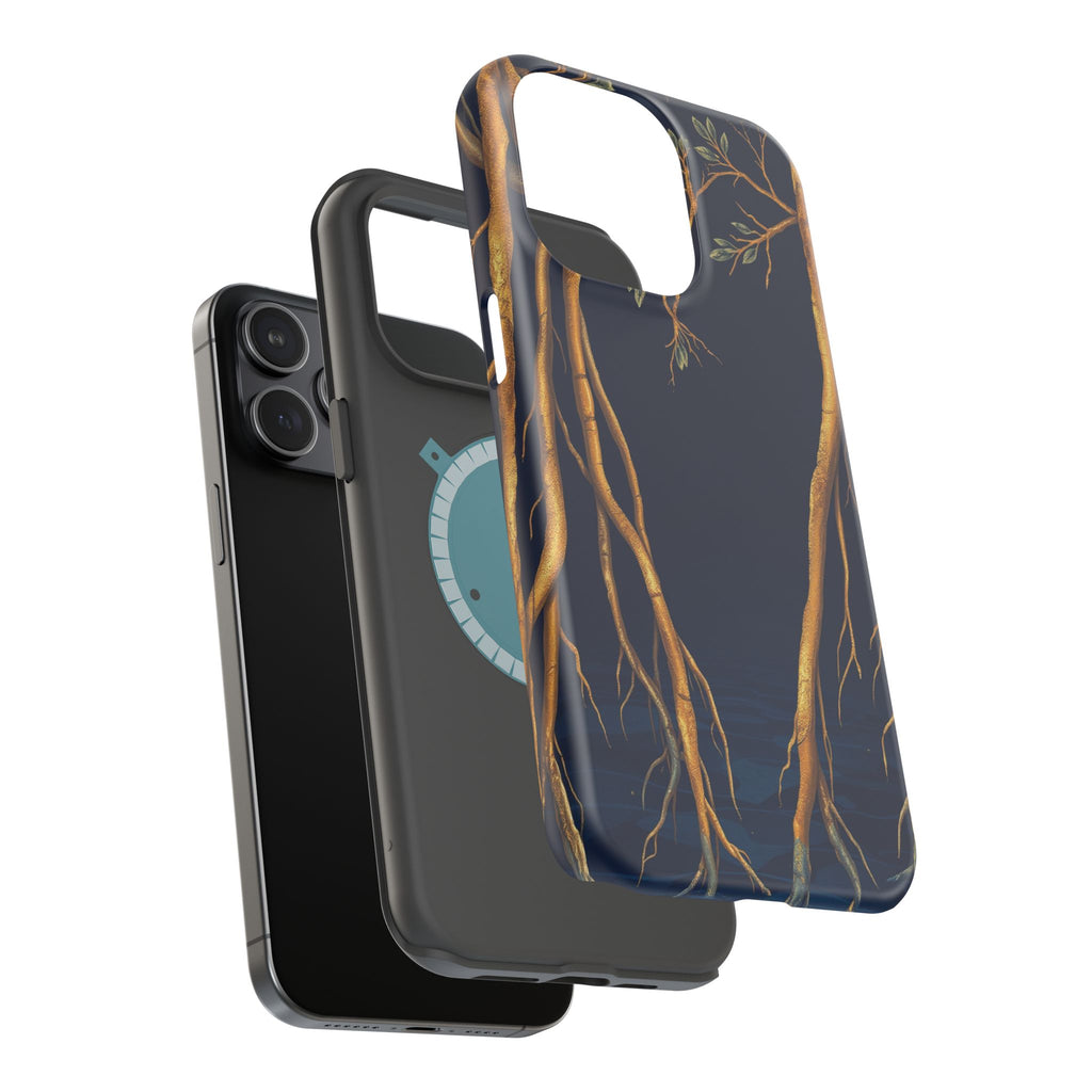 iPhone Mangrove Roots Electric Art Bold Modern Everyday Snap Case · iPhone Case