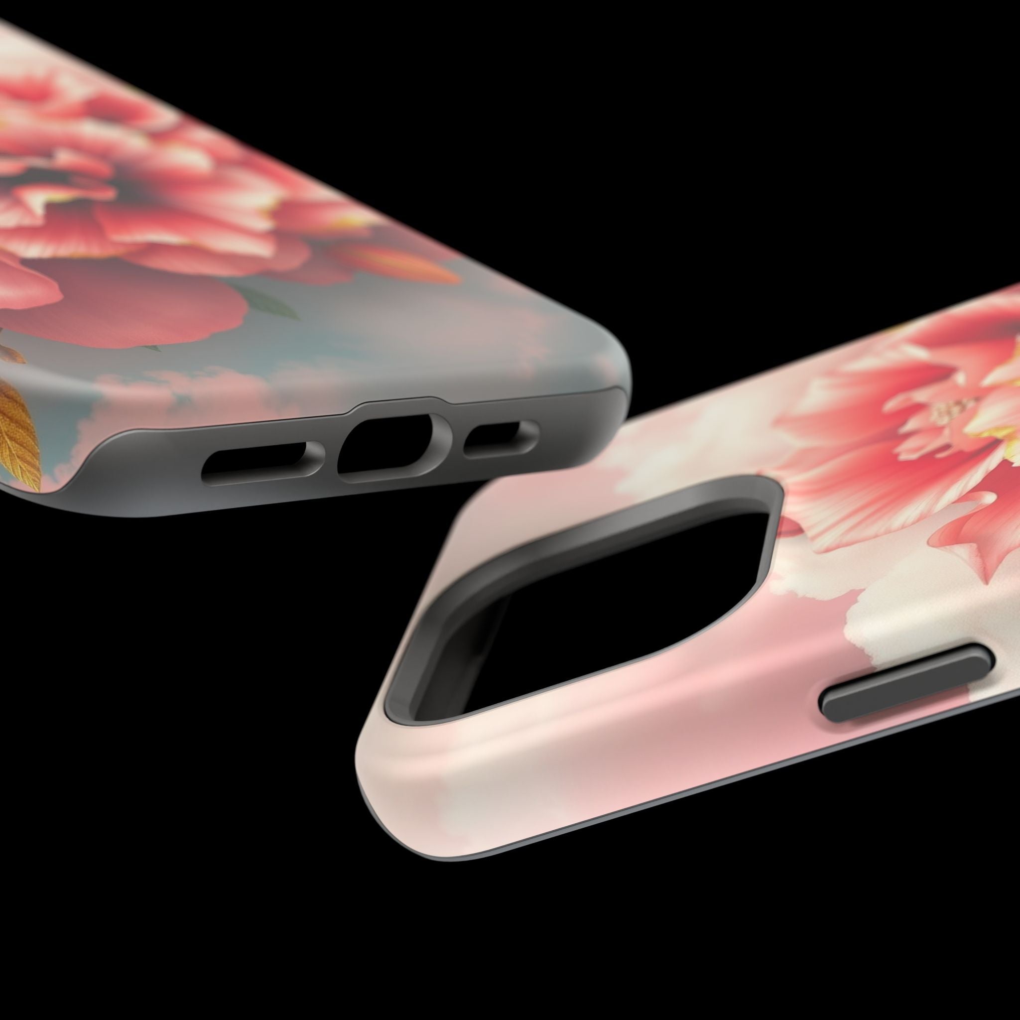 iPhone Pastel Floral Cloud Gold Foil Luxury Slim iPhone Everyday · iPhone Case