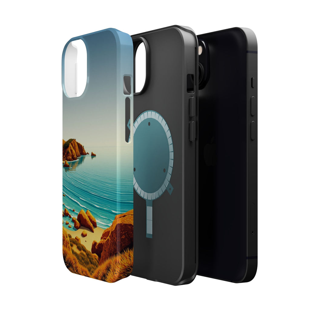iPhone Mustard And Rust Pebble Beach Slim Everyday iPhone 14 Designer · iPhone C