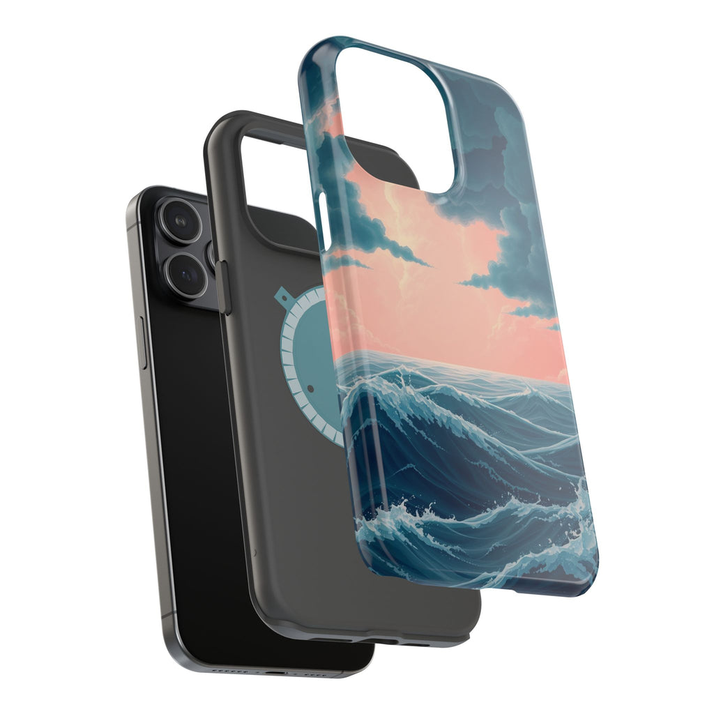 iPhone Storm at Sea 3D Digital Slim Everyday Designer Case · iPhone Case