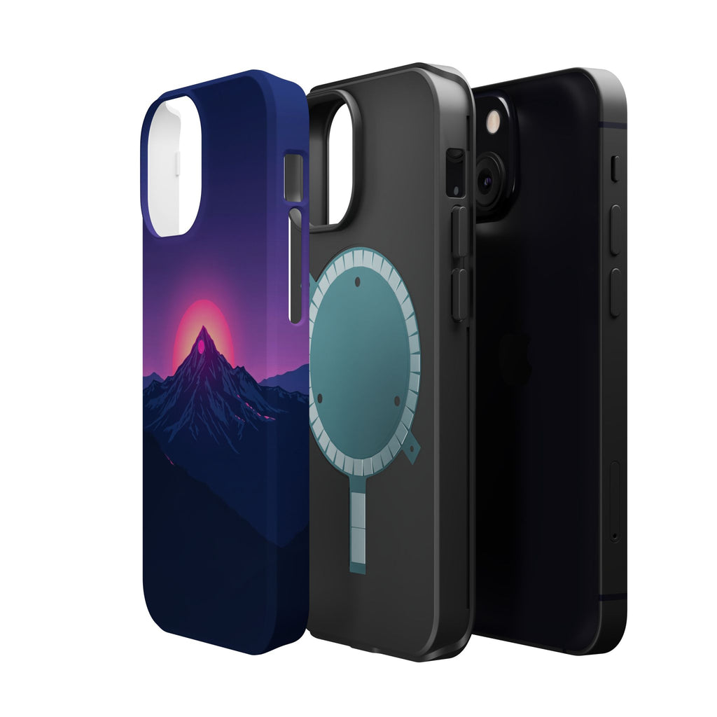iPhone Mountain at Sunrise Electric Art Slim Everyday iPhone 15 · iPhone Case