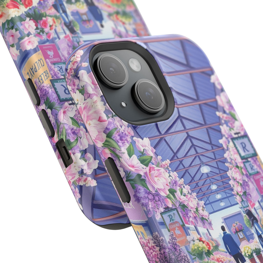 iPhone Flower Market Cinematic Art Clean Minimal Snap Cas Slim Snap Case · iPhon