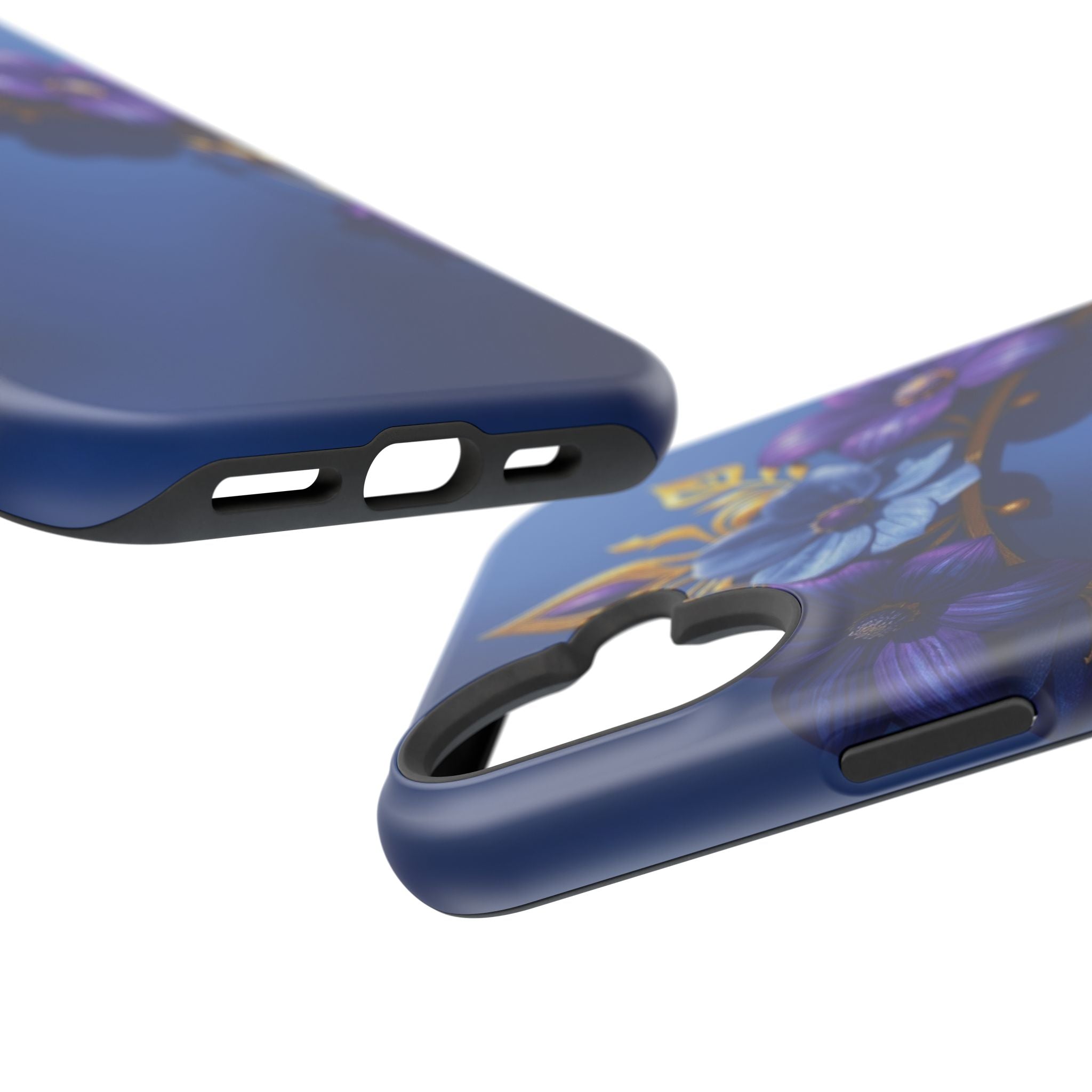 iPhone Vibrant Floral Crown Design 14 Slim Everyday Designer Case · iPhone Case