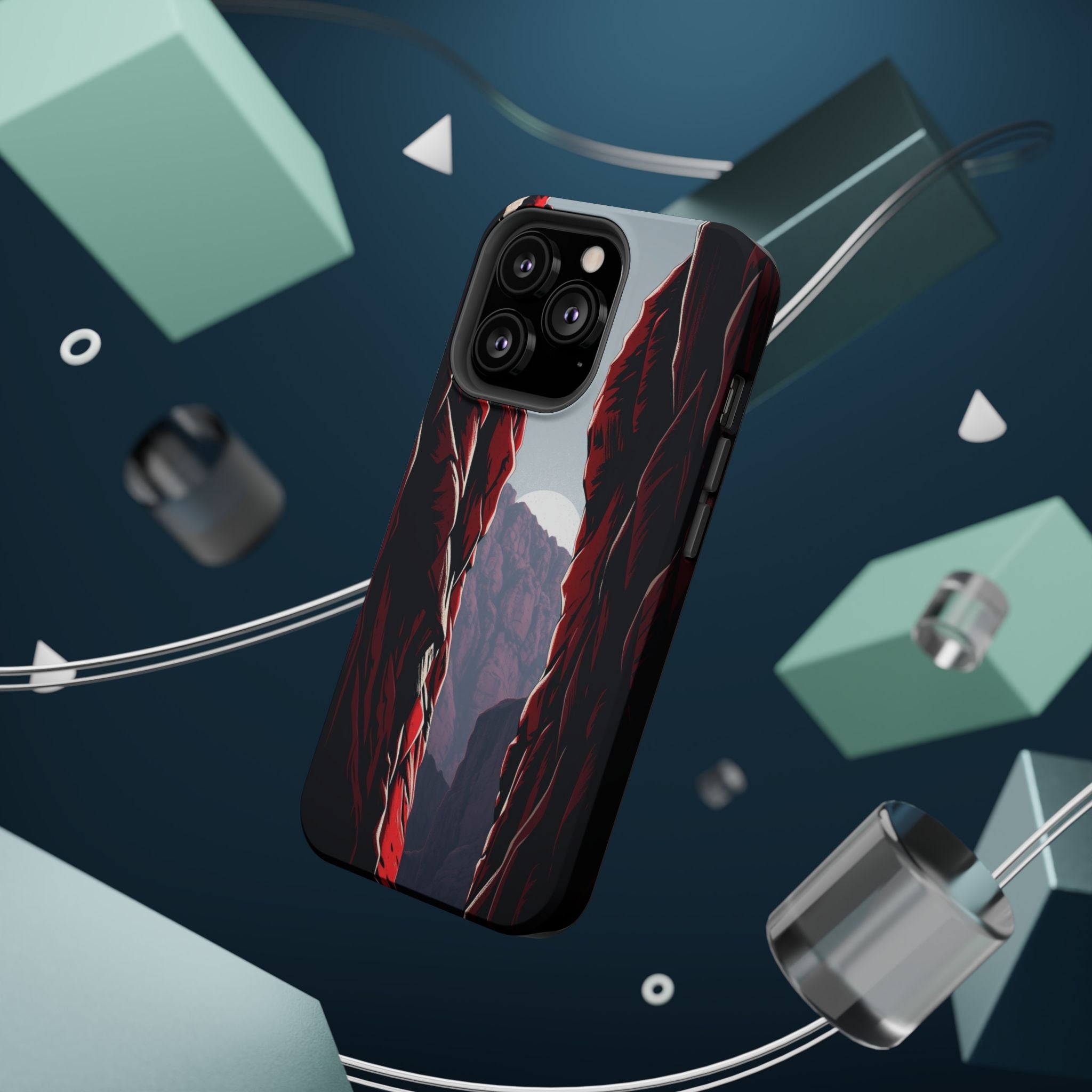iPhone Serene Canyon Wall Design Bold Modern Everyday Snap Case · iPhone Case