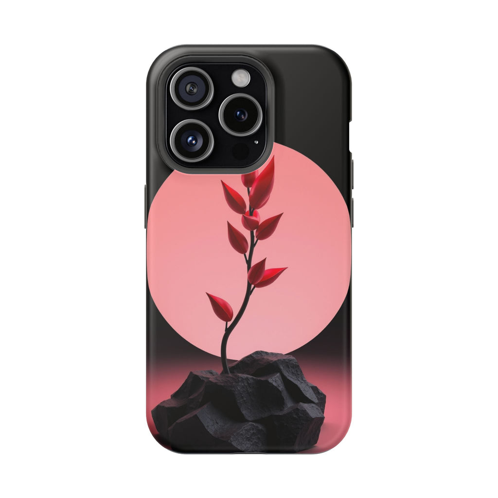 iPhone Serene Minimalist Stem Design Slim Everyday Designer Case · iPhone Case