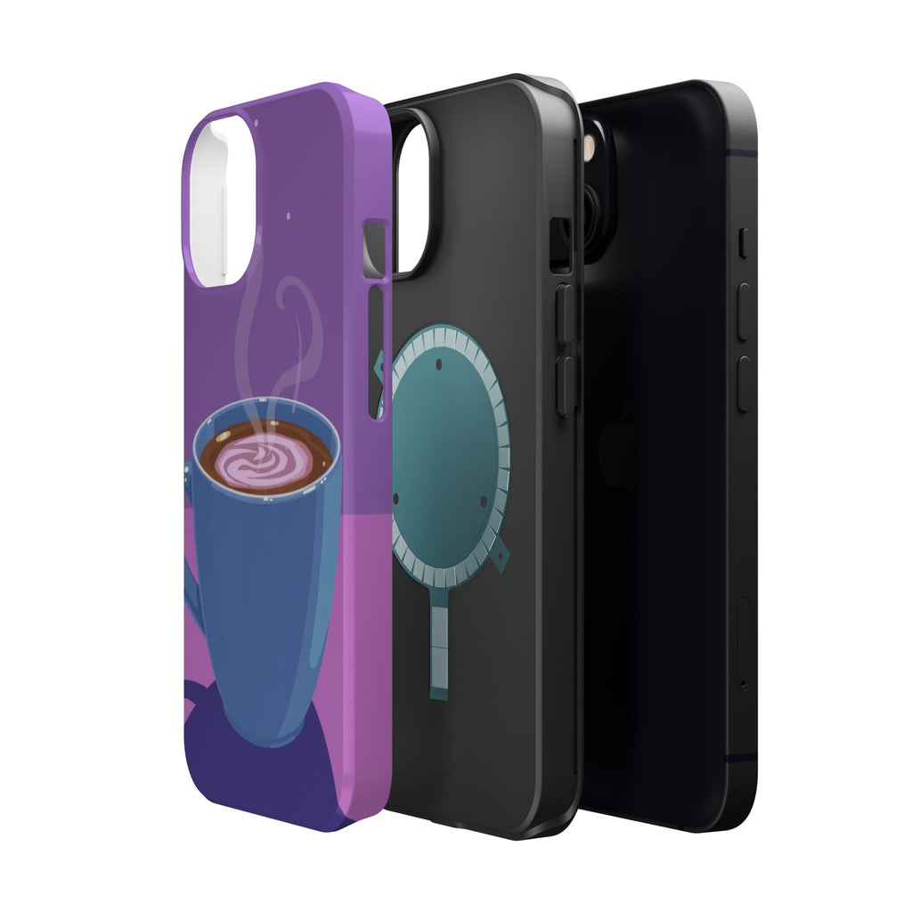 iPhone Emotional Support Coffee Pixel Art -Bit Soft Finish Everyday Case · iPhon