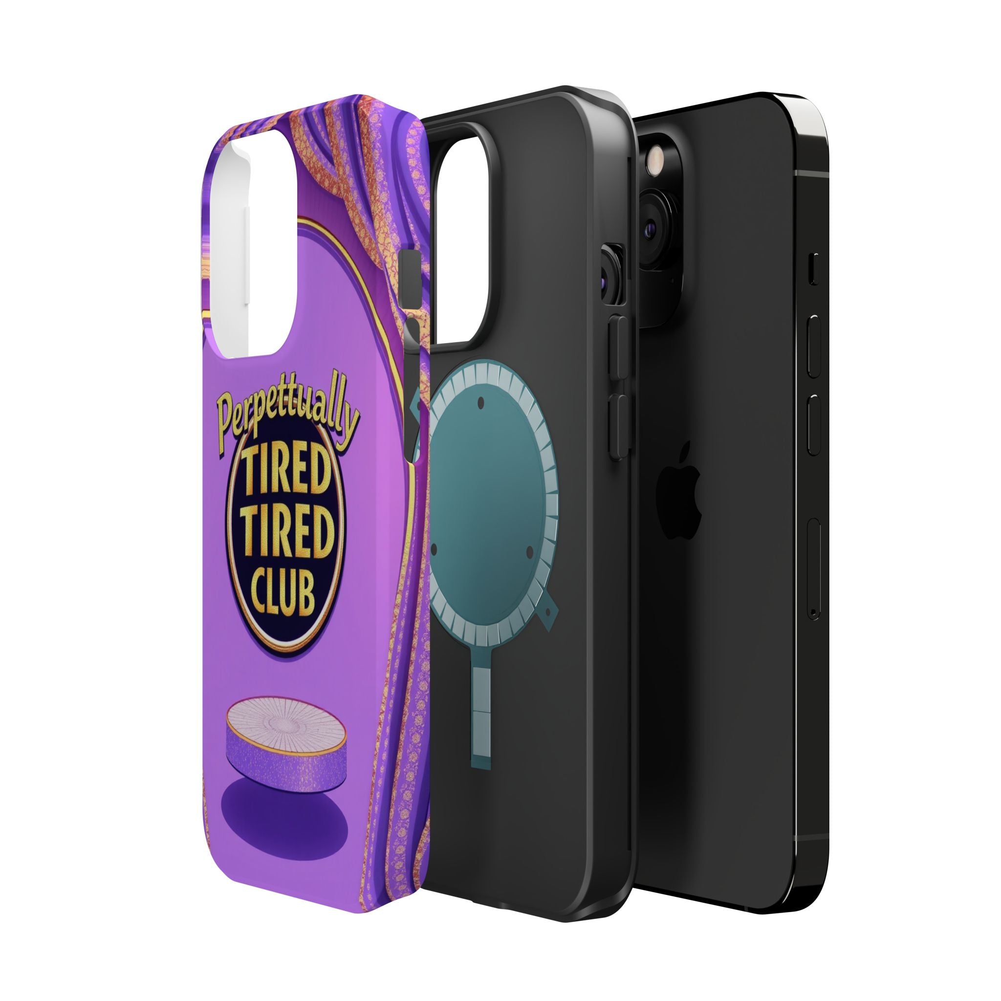 iPhone Perpetually Tired Club Bold Art Slim Everyday Designer Case · iPhone Case