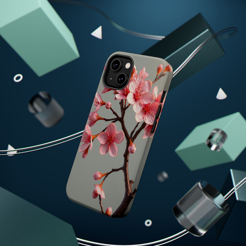 iPhone Mustard And Rust Cherry Blossom Slim Everyday Designer Case · iPhone Case