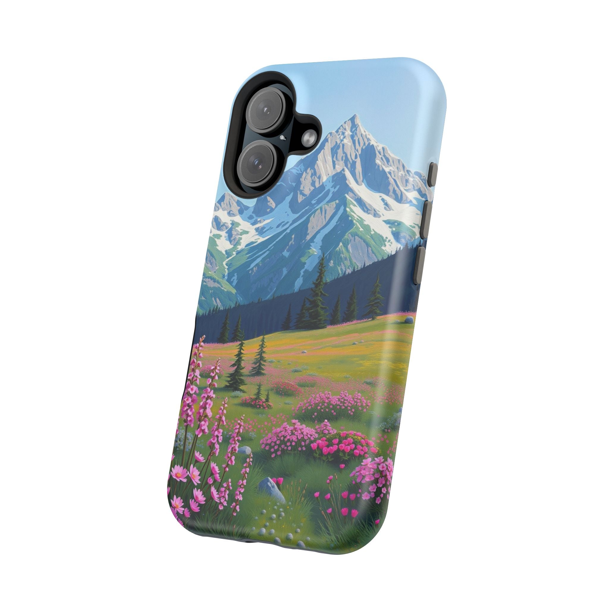 iPhone Earthy Alpine Meadow Design Bold Modern Everyday Snap Case · iPhone Case