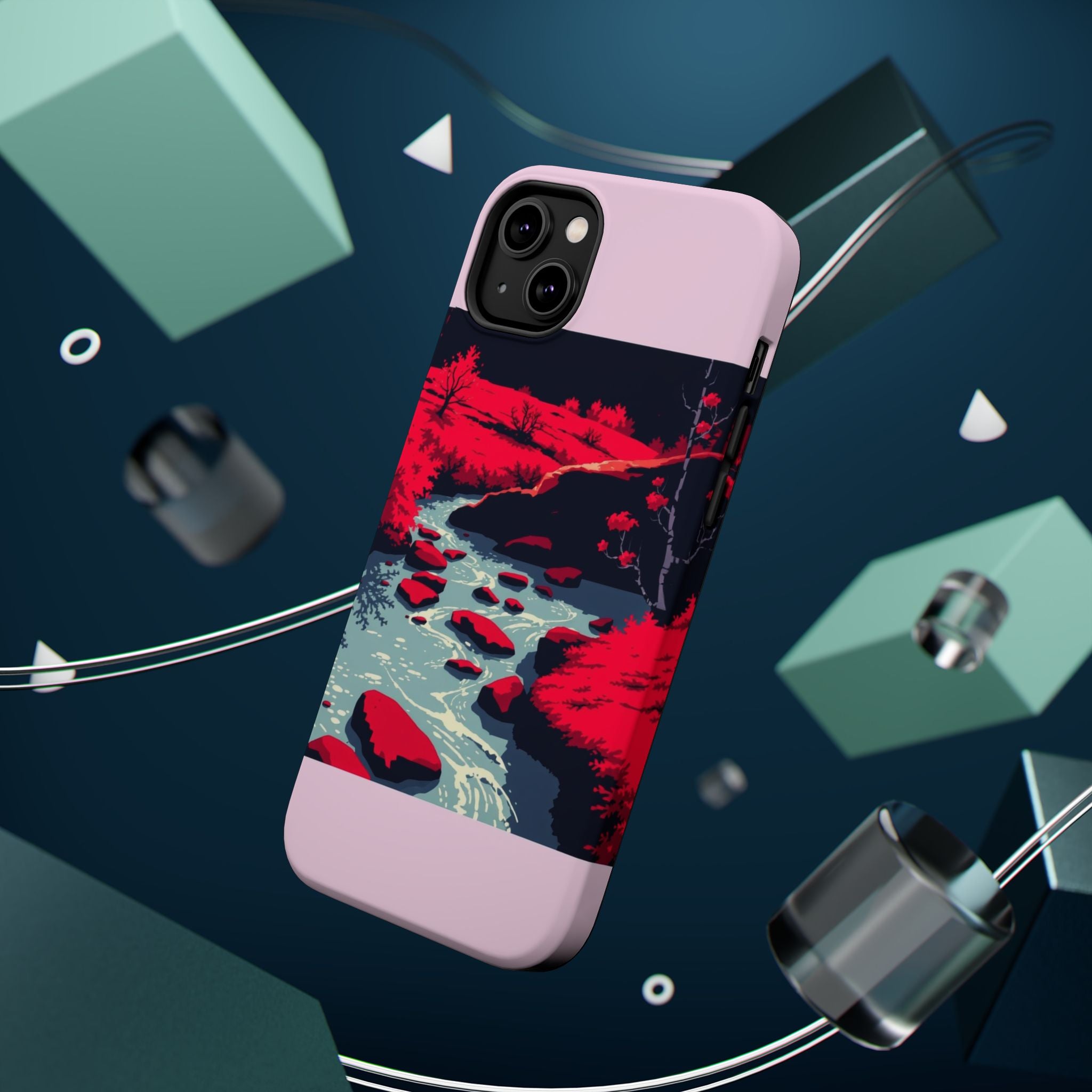 iPhone Spring Creek Cinematic Art 13 Slim Everyday Designer Case · iPhone Case