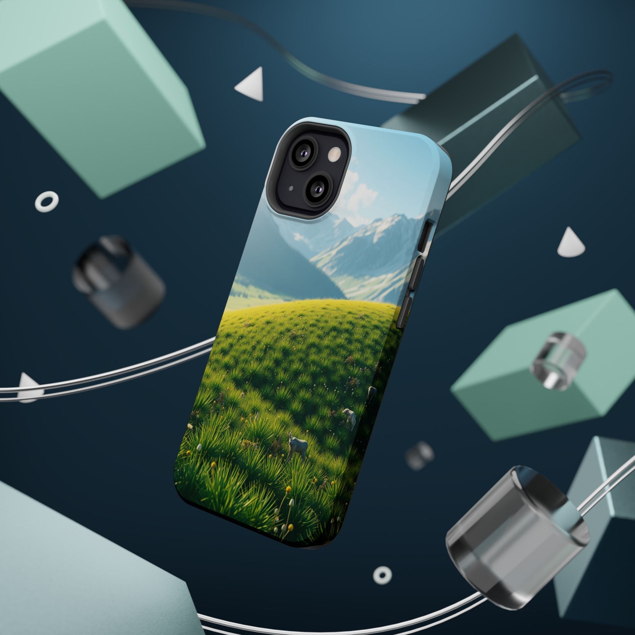 iPhone Vibrant Alpine Meadow Design Slim Everyday Designer Case · iPhone Case