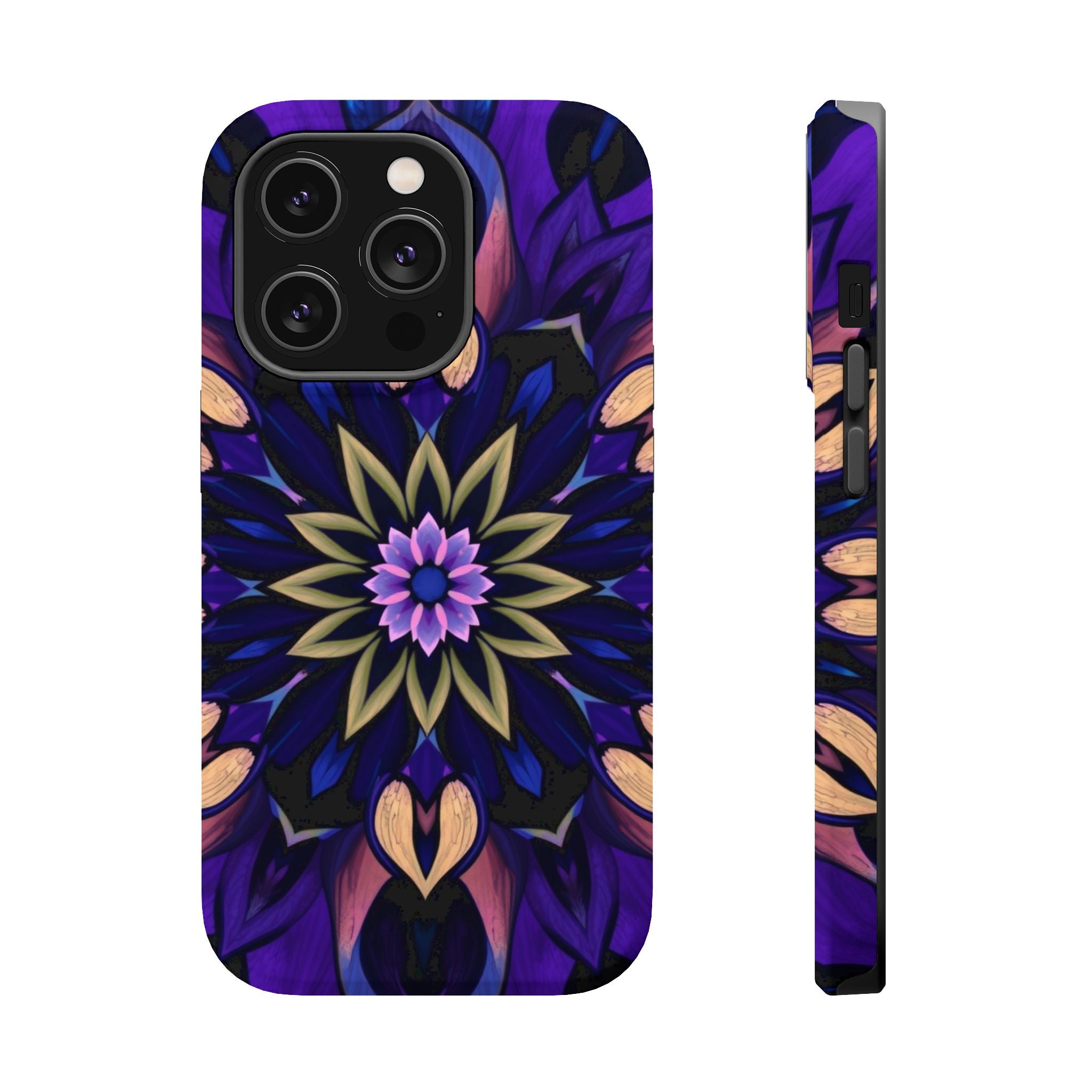 iPhone Floral Mandala Mystic Art Bold Modern Everyday Snap Case · iPhone Case