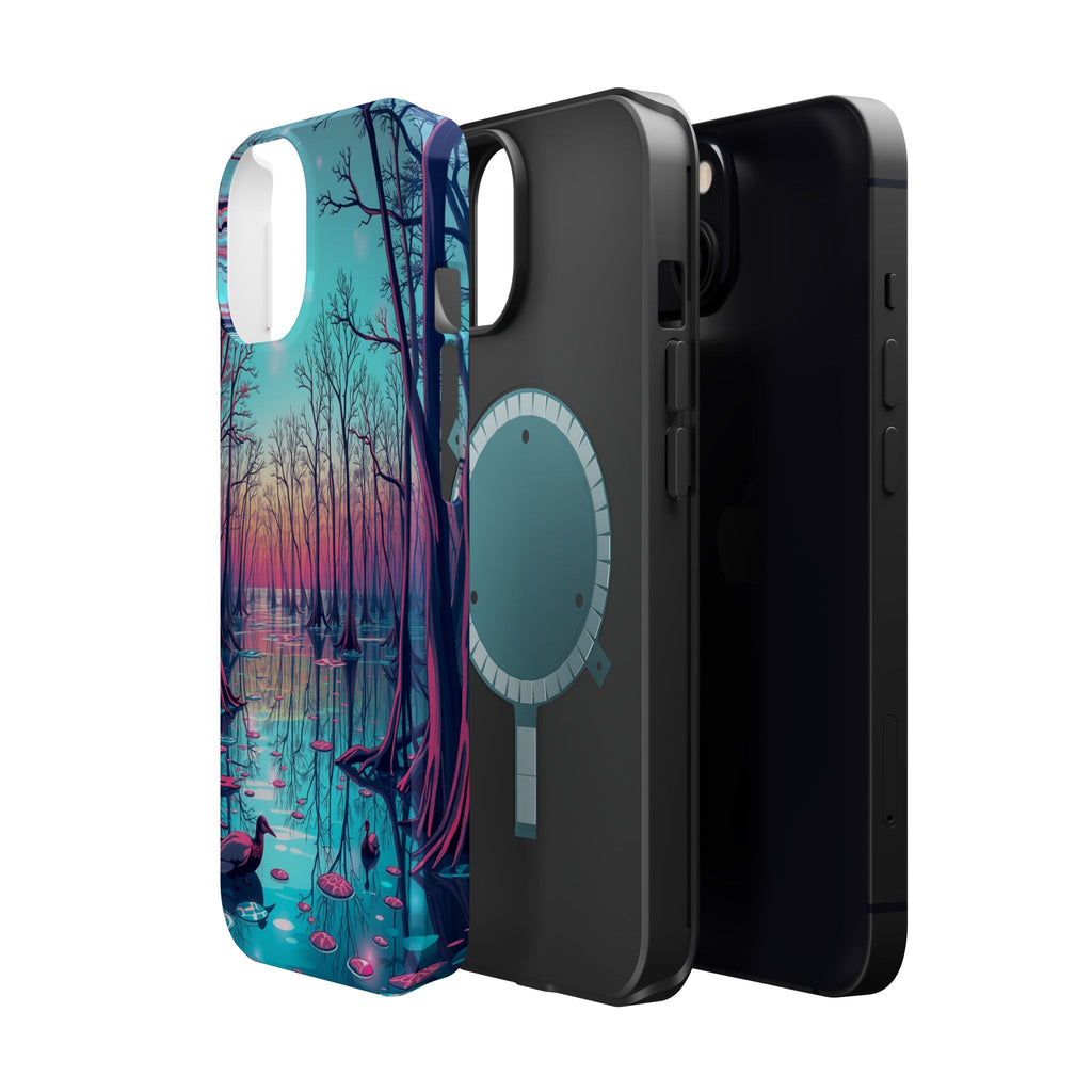 iPhone Cypress Swamp Holographic Iridescent Slim iPhone Everyday · iPhone Case