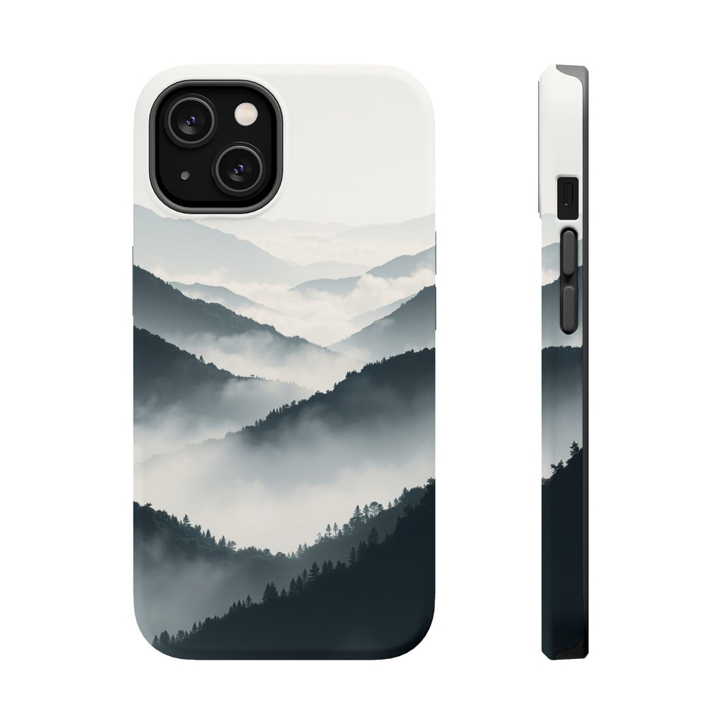 iPhone Dreamy Fog Rolling Over Hills Design Slim iPhone Everyday · iPhone Case