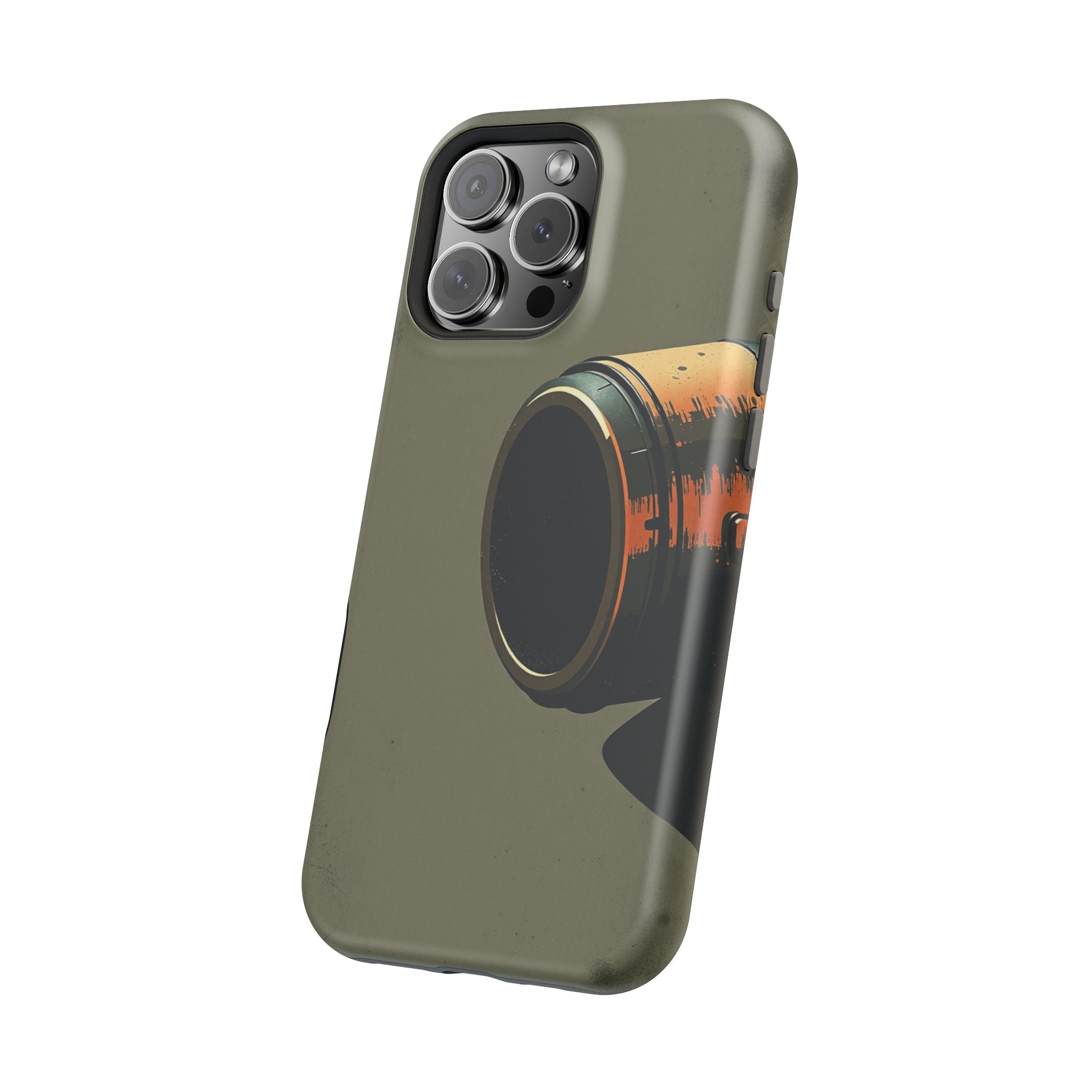 iPhone Charcoal And Copper Vintage Postcard Slim Everyday Designer Case · iPhone