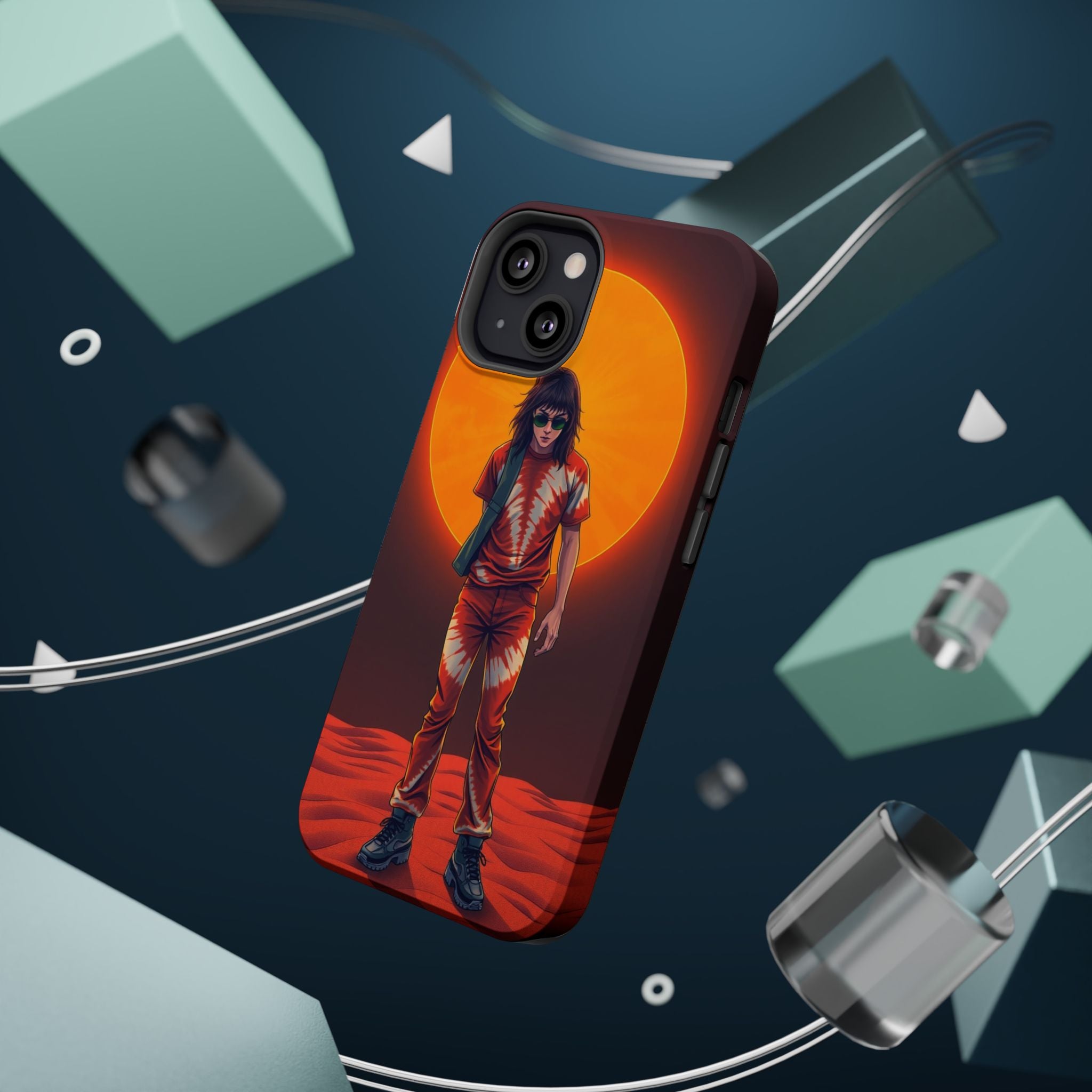 iPhone Tie-Dye 60s Enchanted Art Bold Modern Everyday Snap Case · iPhone Case