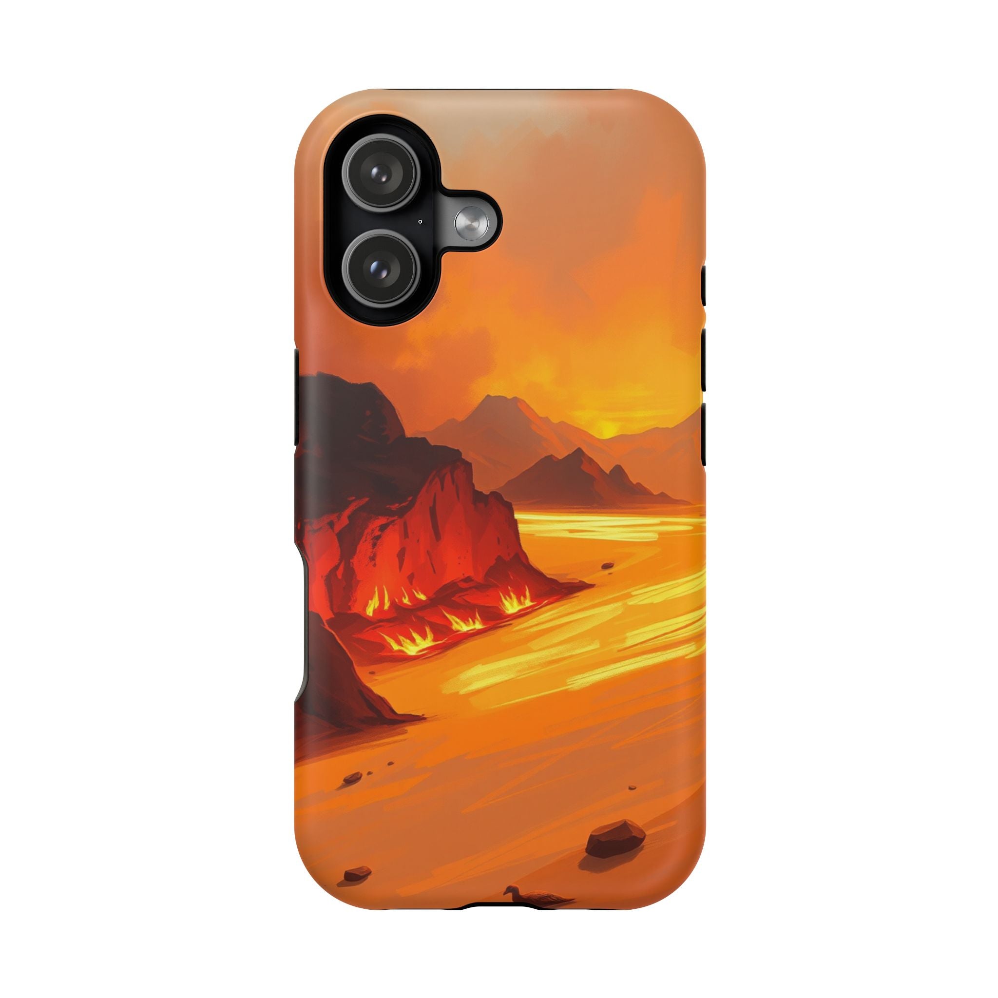 iPhone Burnt Orange And Sand Wildfire Glow Slim iPhone Everyday · iPhone Case
