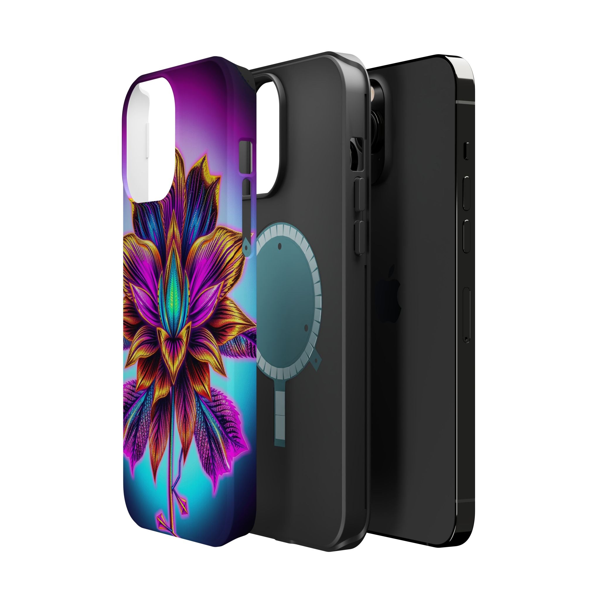 iPhone Floral Gold Foil Mystic Art Bold Modern Everyday Snap Case · iPhone Case