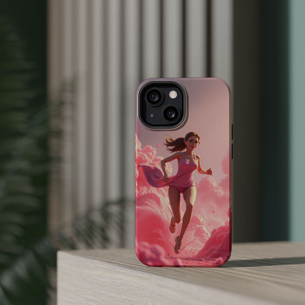 iPhone on Fumes 3D Digital Bold Modern Everyday Snap Case · iPhone Case