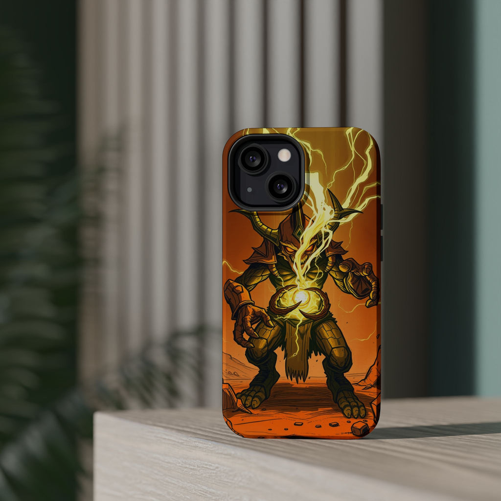 iPhone Burnt Orange And Sand Chaos Goblin Energy Clean Minimal Snap Case · iPhon