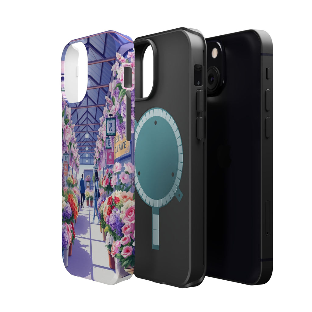 iPhone Flower Market Cinematic Art Clean Minimal Snap Cas Slim Snap Case · iPhon
