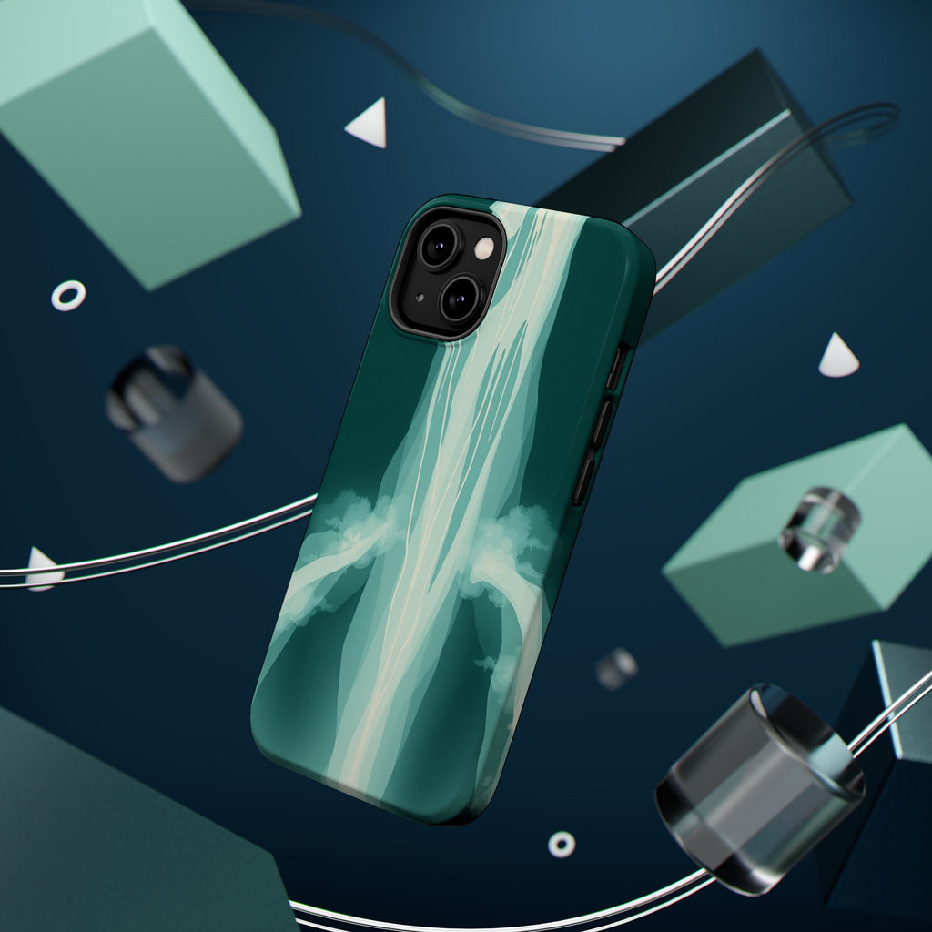iPhone Sage And Ivory Waterfall Mist Slim Everyday Designer Case · iPhone Case