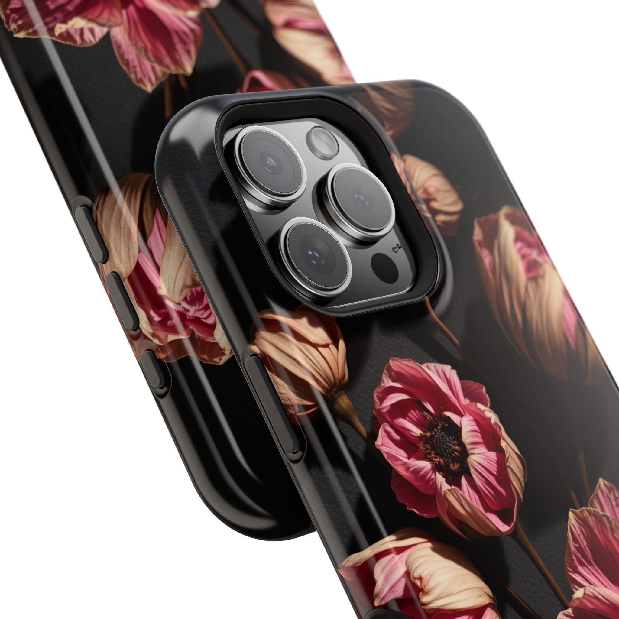 iPhone Dried Flower Flat Lay Electric Art Slim Snap Case · iPhone Case
