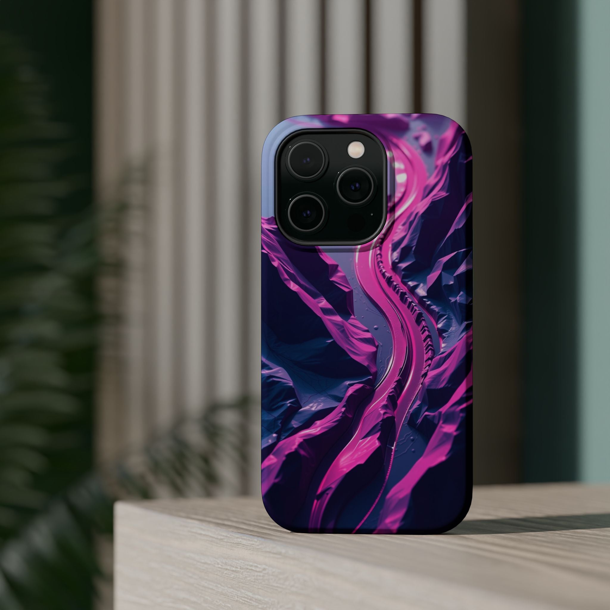 iPhone River Delta Aerial Electric Art Slim Everyday Designer Case · iPhone Case