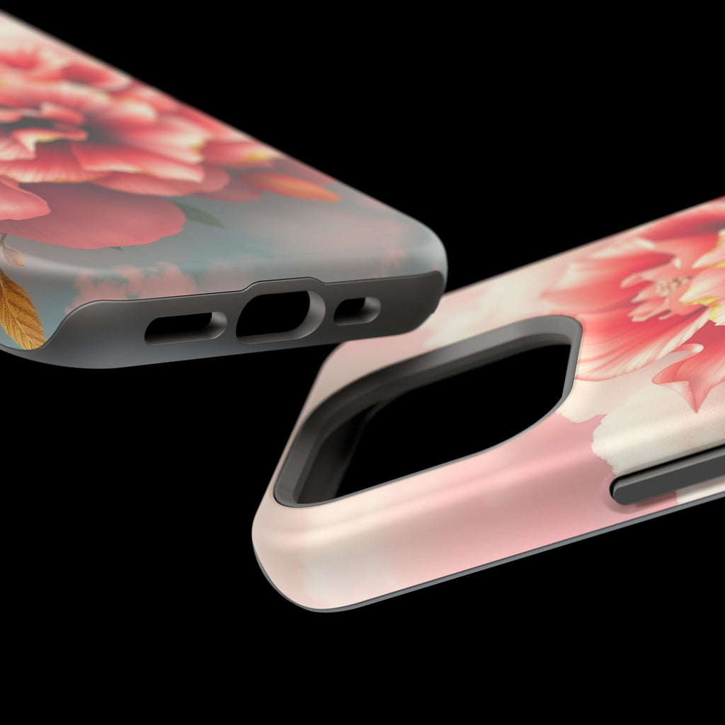 iPhone Pastel Floral Cloud Gold Foil Luxury Slim iPhone Everyday · iPhone Case