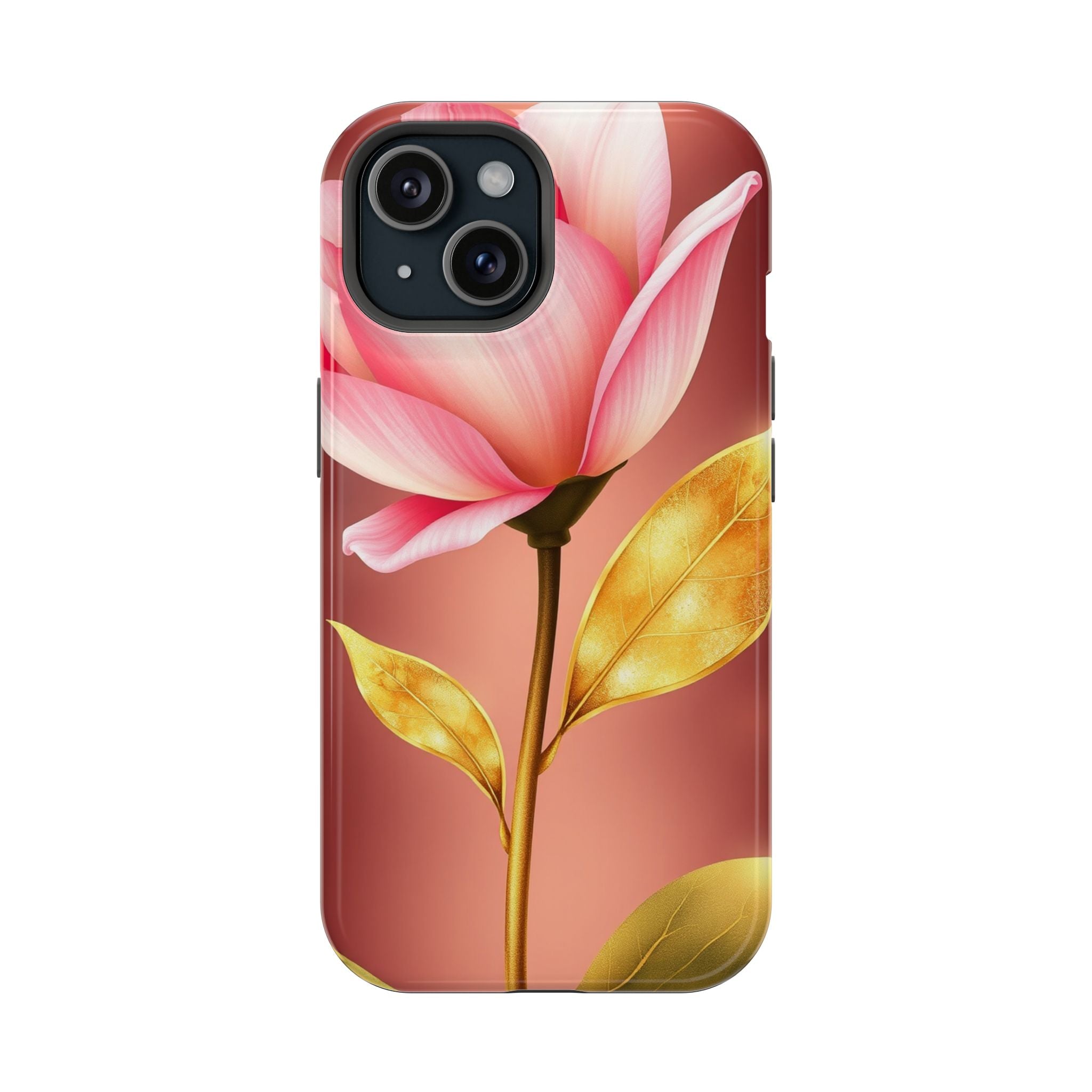 iPhone Dreamy Bloom and Leaf Design 14 Slim Everyday Designer Case · iPhone Case
