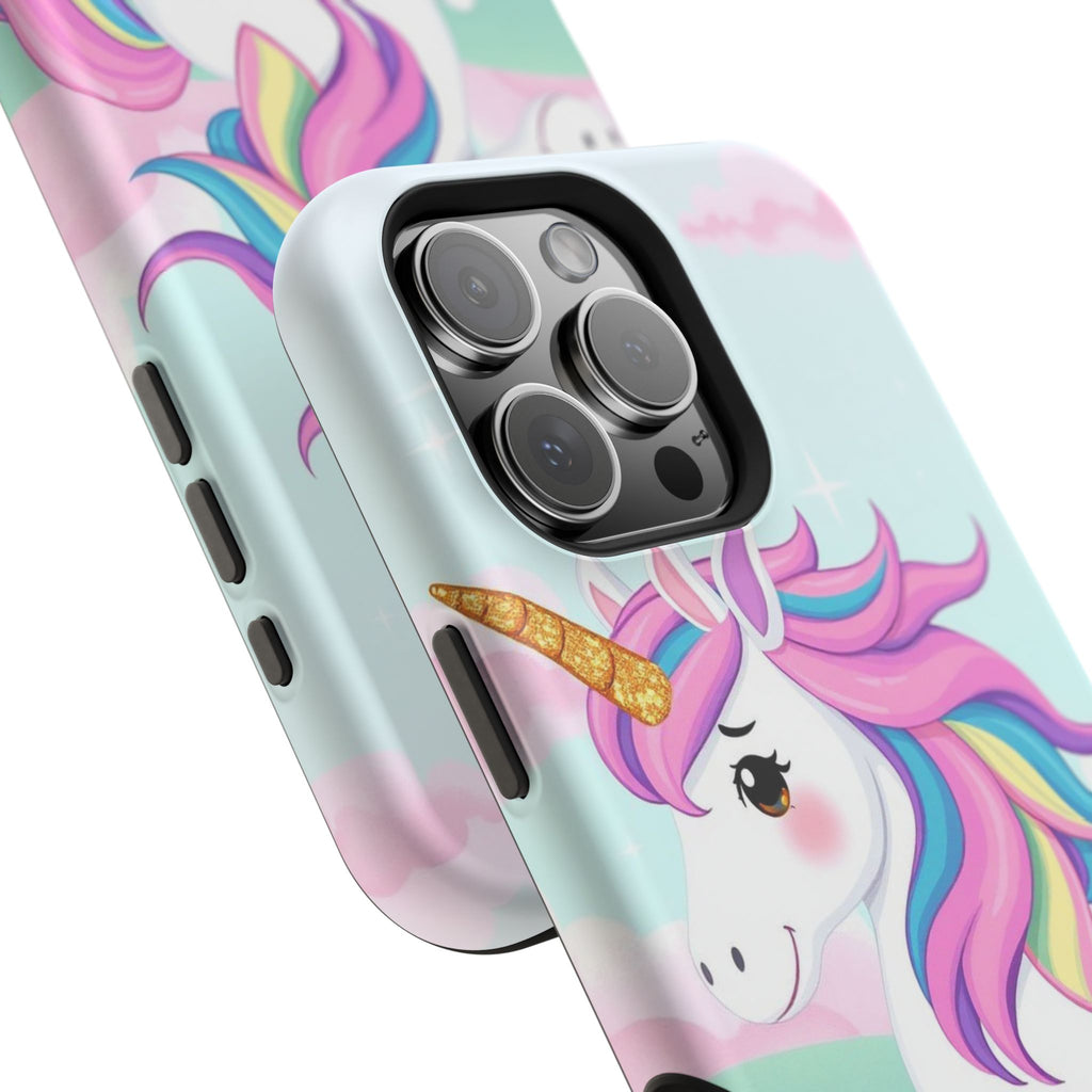 iPhone Rainbow Unicorn Kids Fun Soft iPhone Phone Case Gift Finish · iPhone Case
