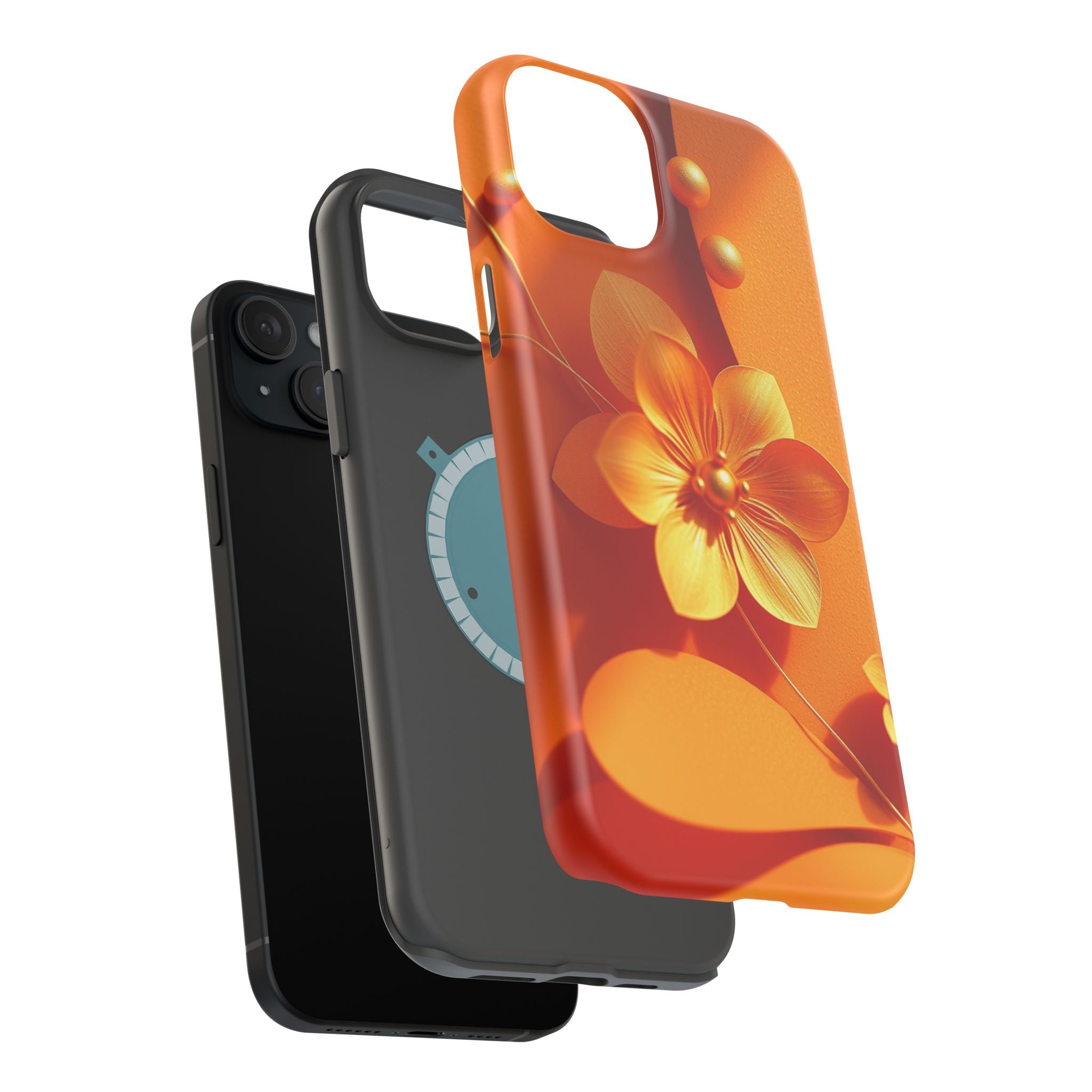 iPhone Floral Geometric Gold Foil Luxury Slim Everyday iPhone Designer · iPhone