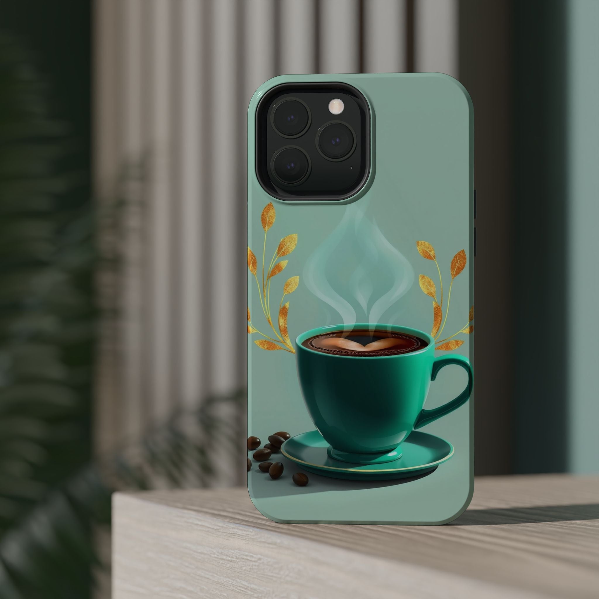 iPhone Radiant Emotional Support Coffee Design Soft Finish Everyday Case · iPhon