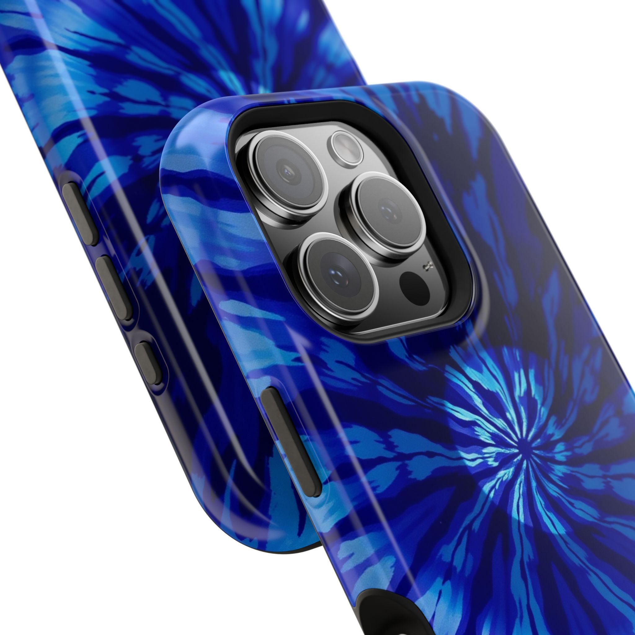 iPhone Tie-Dye Vortex Dark Gothic Ink Slim Everyday Designer Case · iPhone Case