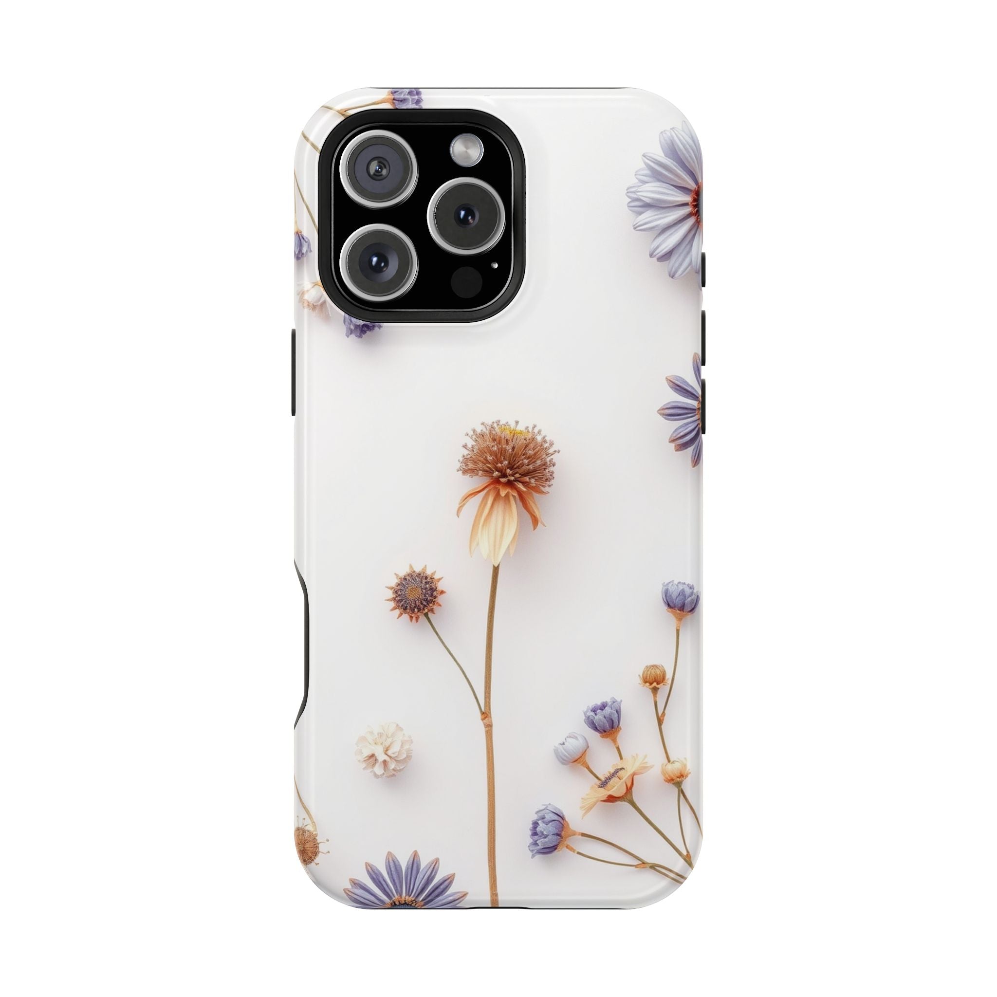 iPhone Dried Flower Flat Lay Bold Art Slim Everyday Designer Case · iPhone Case