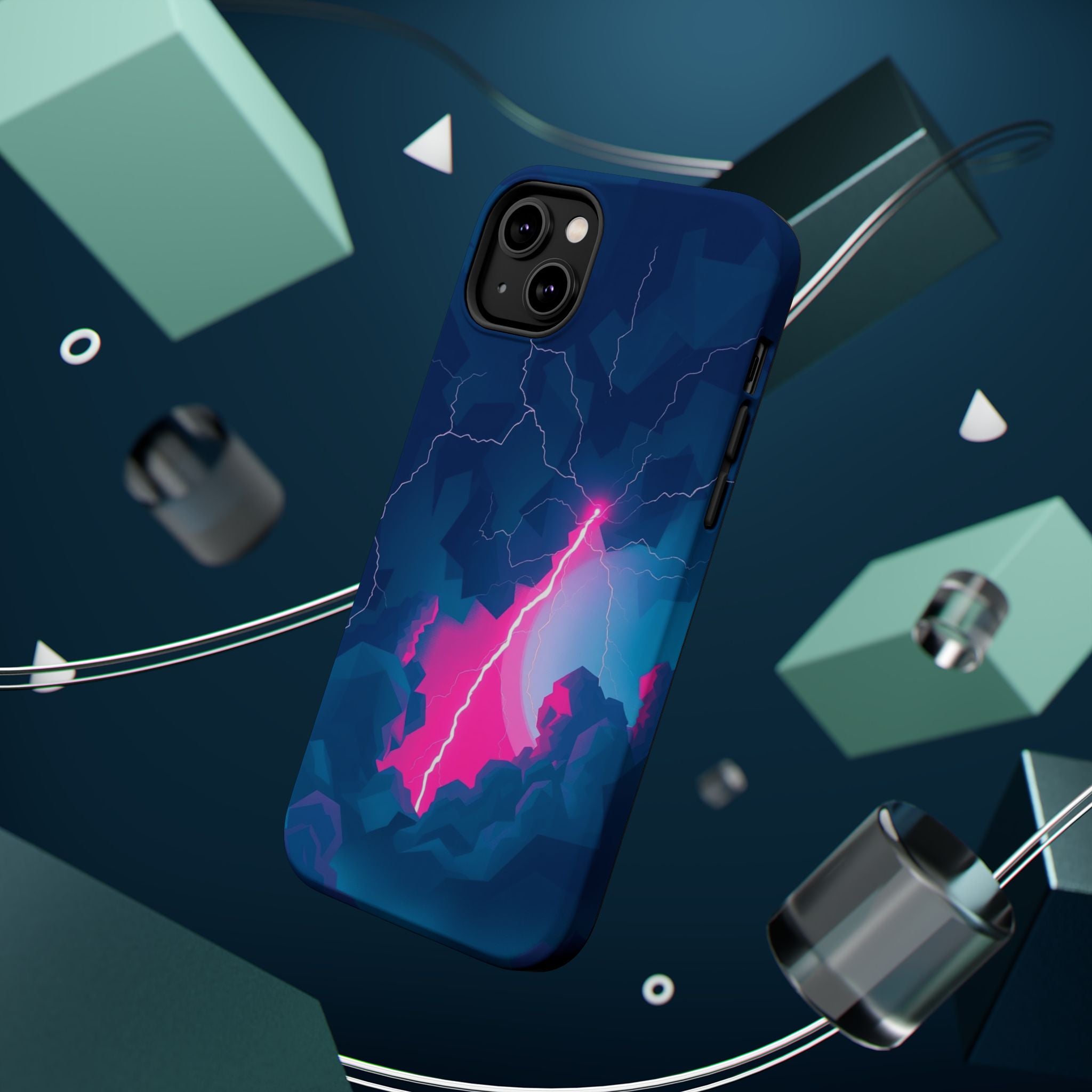 iPhone Thunderstorm Sky Abstract Geometric Slim iPhone Everyday · iPhone Case