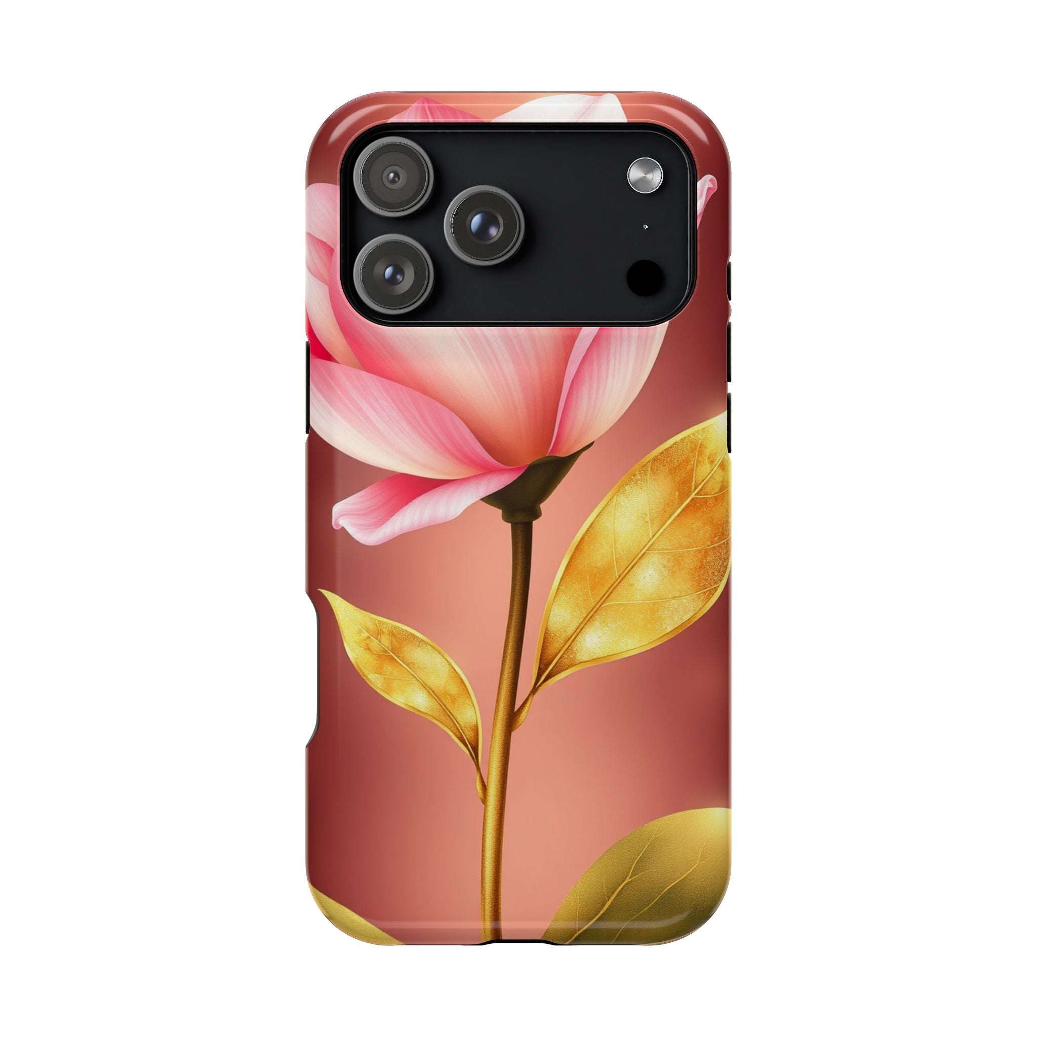iPhone Dreamy Bloom and Leaf Design 14 Slim Everyday Designer Case · iPhone Case