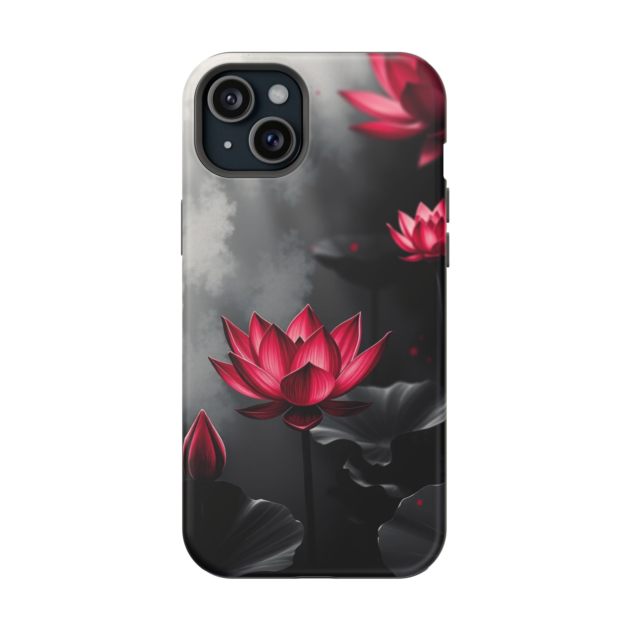 iPhone Lotus Pond Mystic Art 15 Slim Everyday Designer Case · iPhone Case