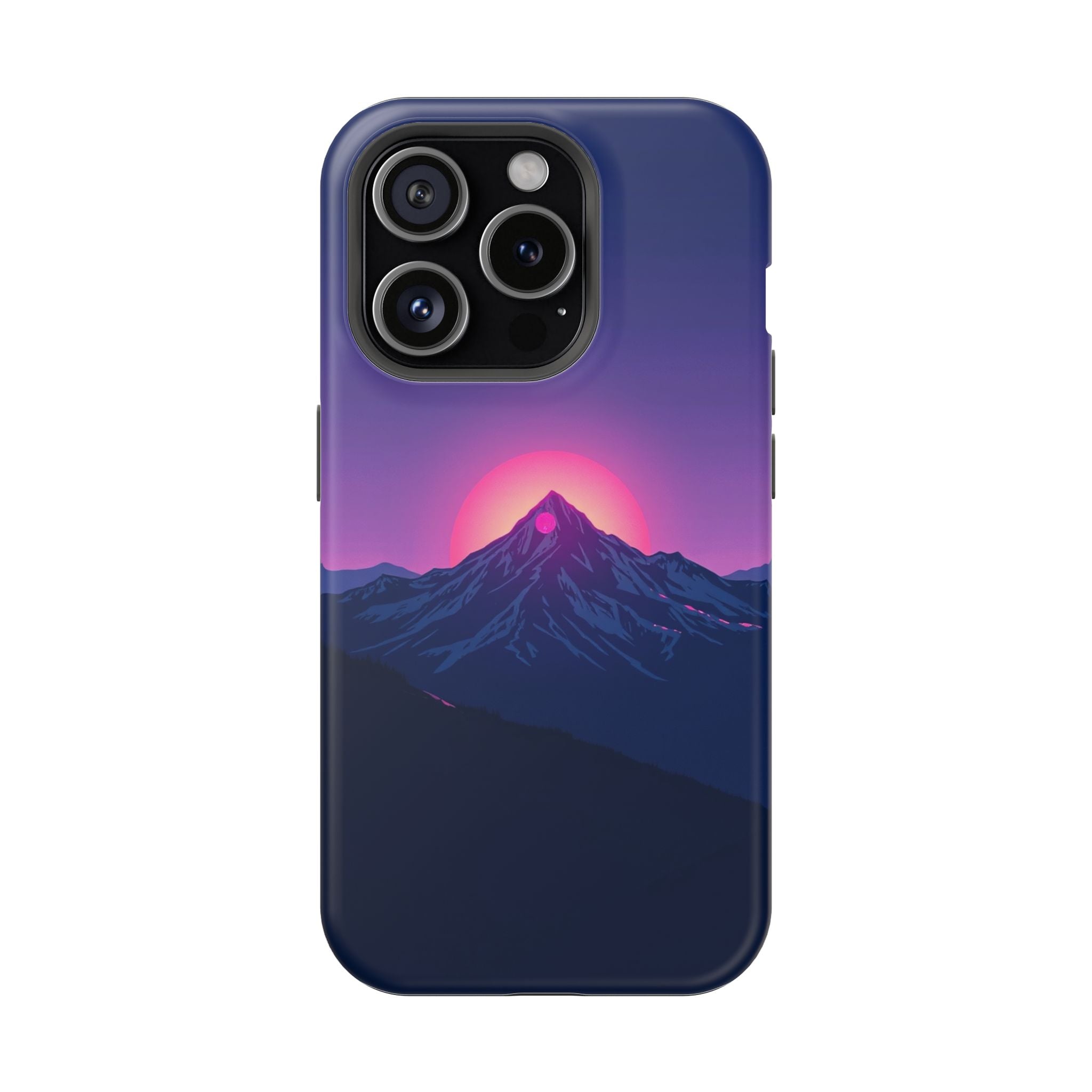 iPhone Mountain at Sunrise Electric Art Slim Everyday iPhone 15 · iPhone Case