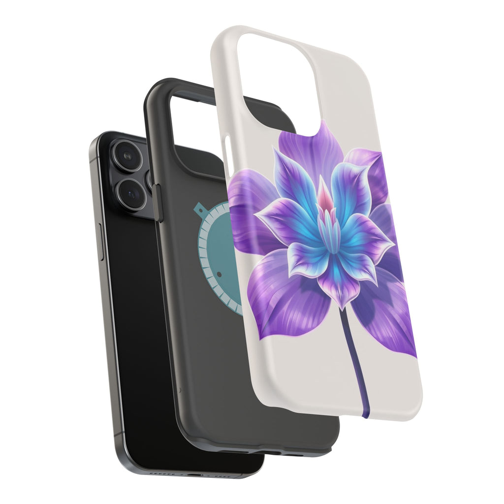 iPhone Dreamy Neon Floral Design 10 Slim Everyday Designer Case · iPhone Case