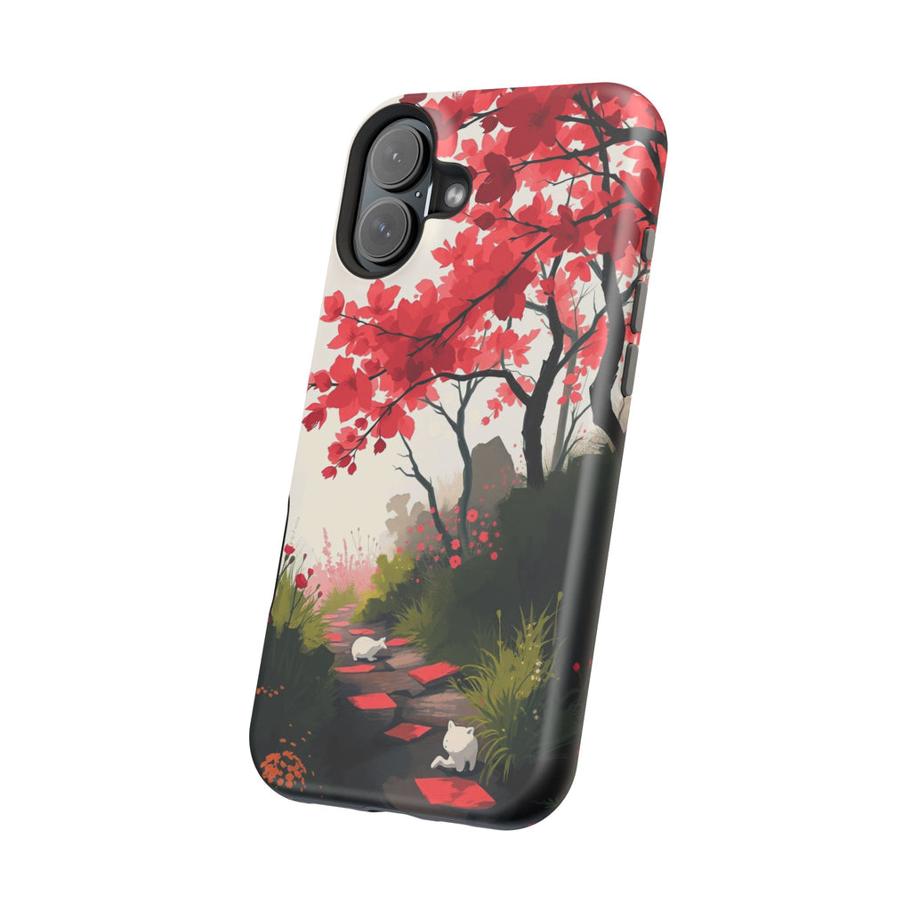 iPhone Blossom Trail Oil Painting Impressionist Soft iPhone Finish · iPhone Case