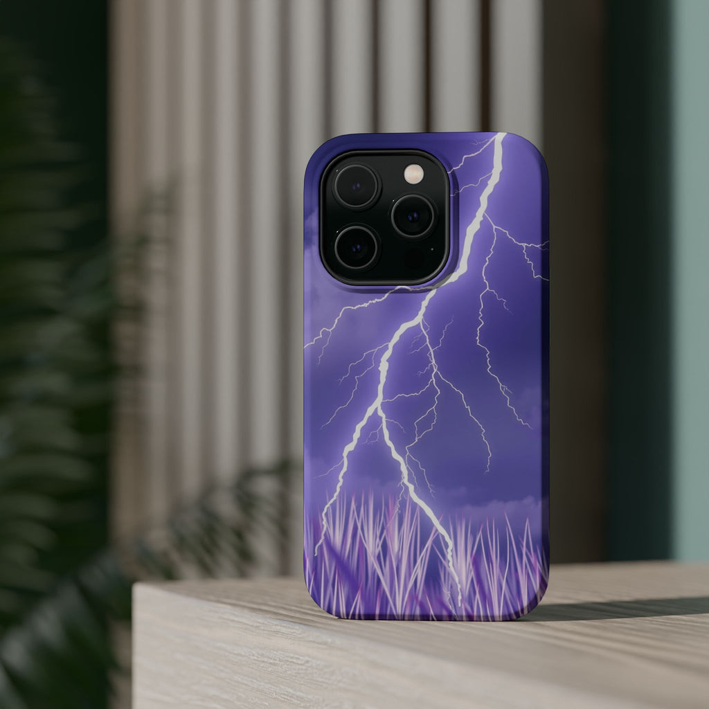iPhone Dreamy Prairie Lightning Design Slim Everyday Designer Case · iPhone Case