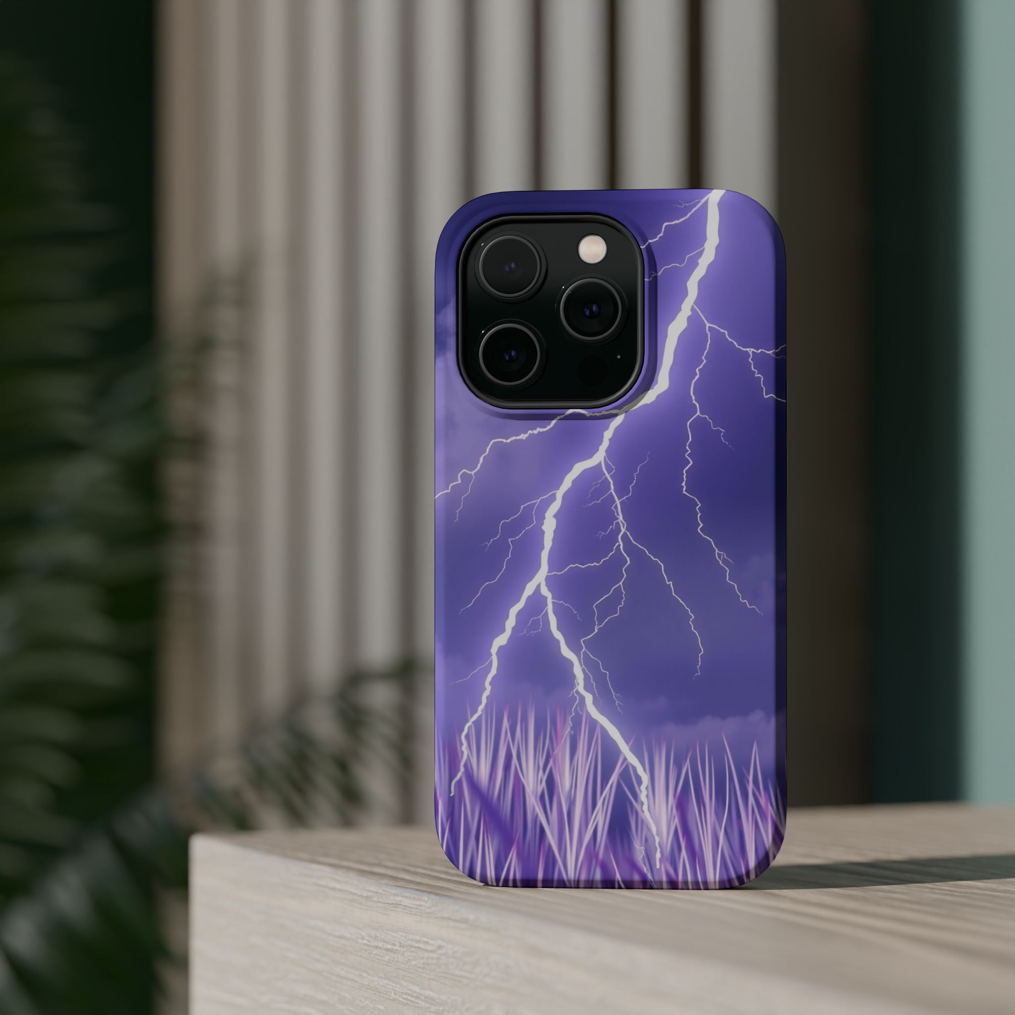 iPhone Dreamy Prairie Lightning Design Slim Everyday Designer Case · iPhone Case